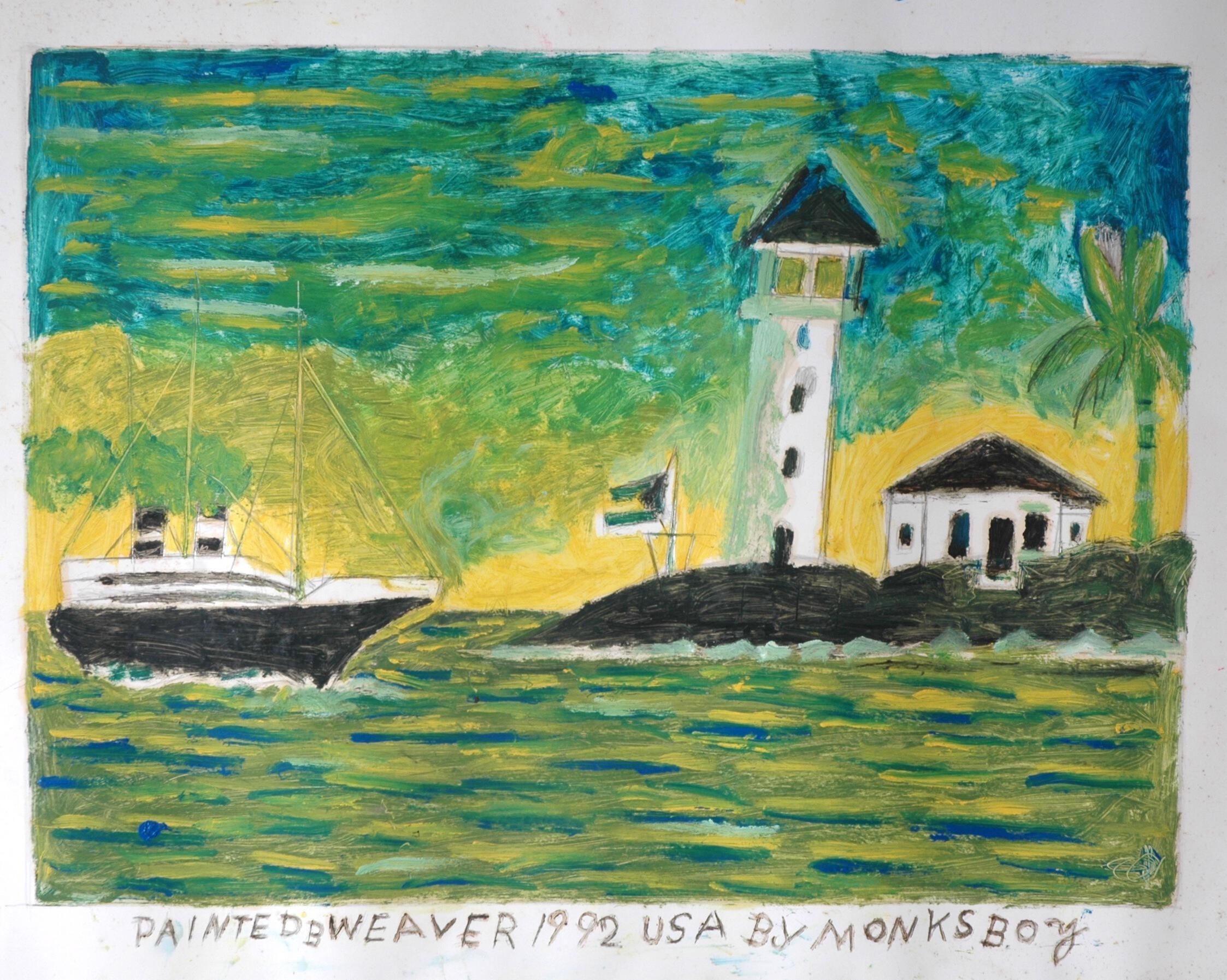 Untitled (Lighthouse with Schooner) picture number 1
