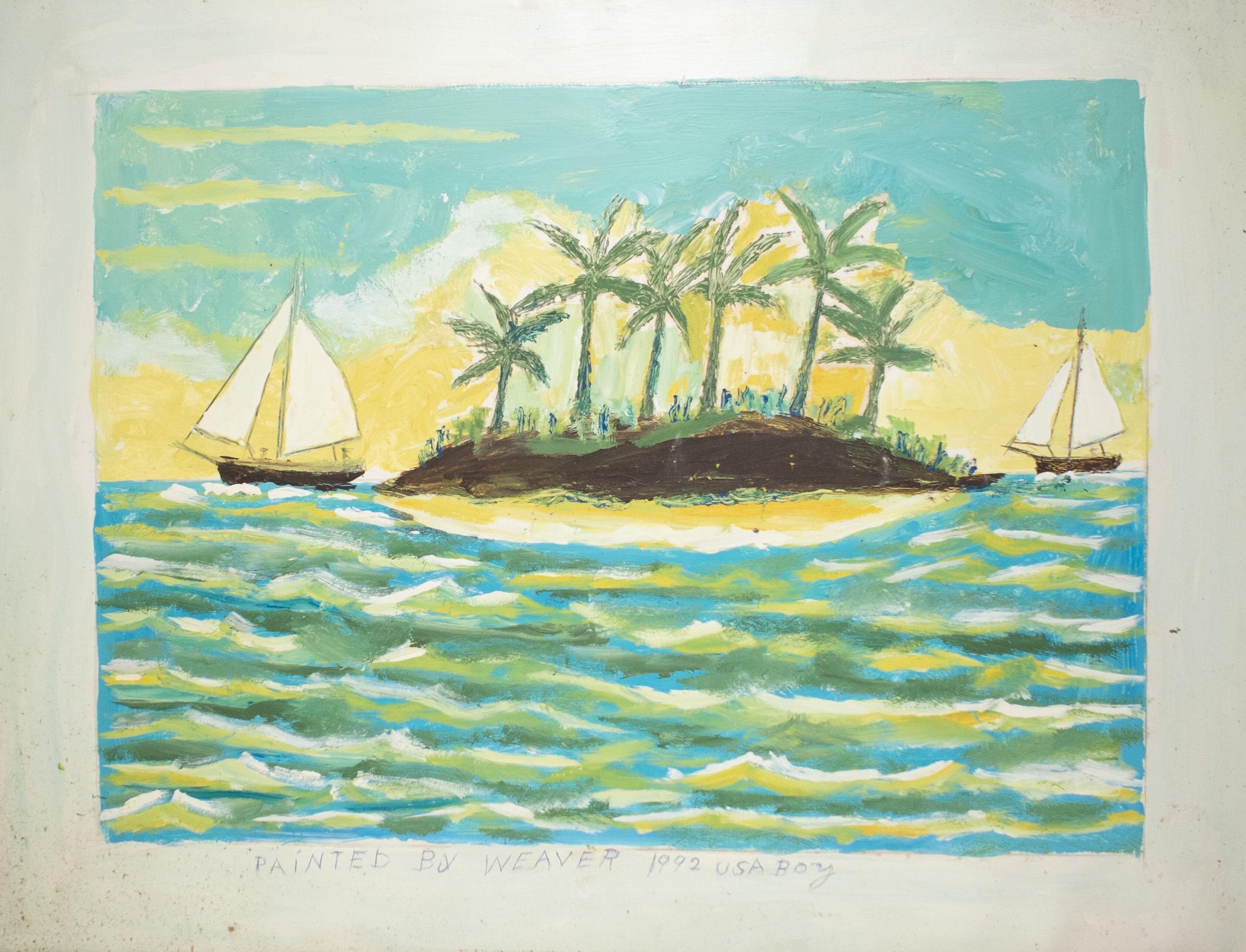 Untitled (Cay With Two Sailboats II) picture number 1