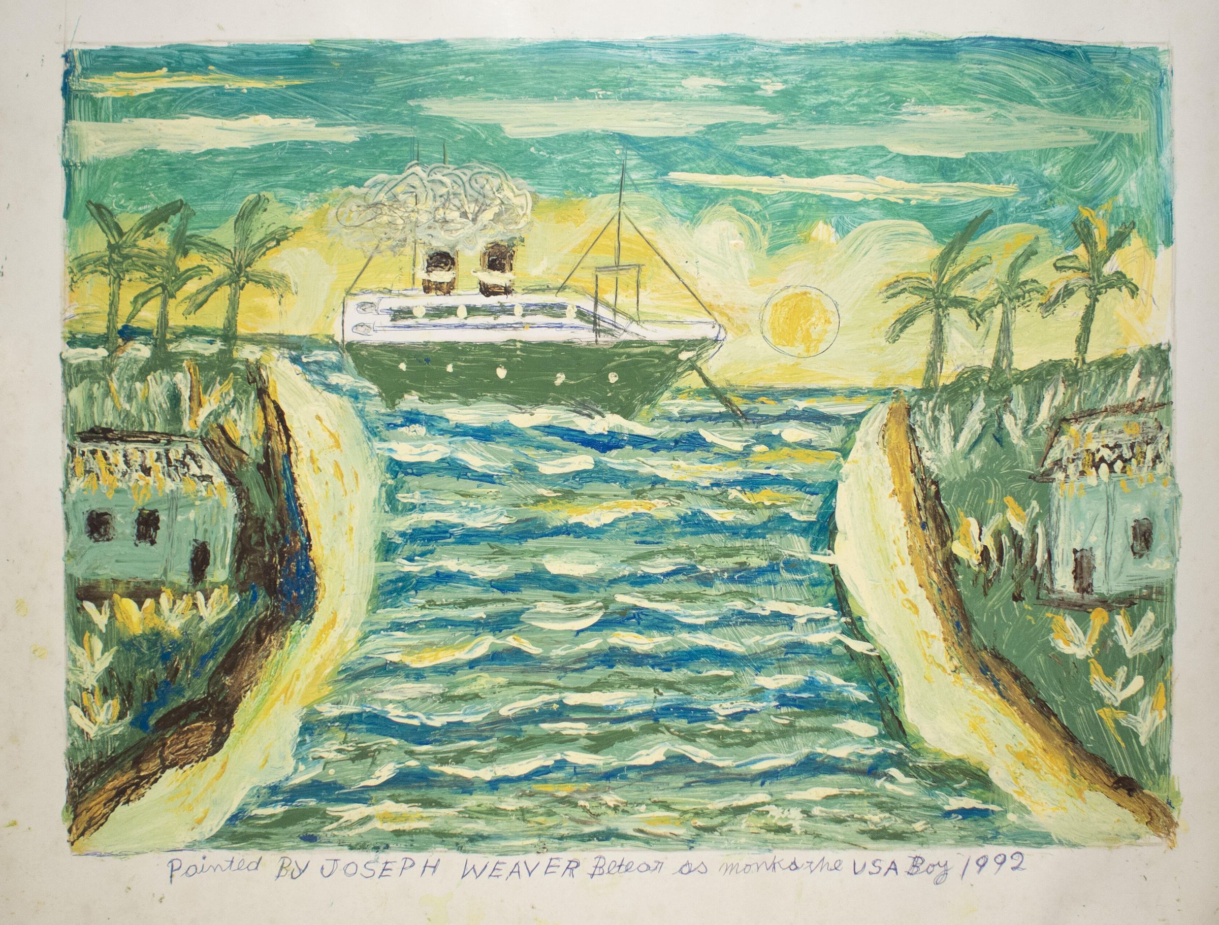 Untitled (Cruise Ship coming into harbour) picture number 1