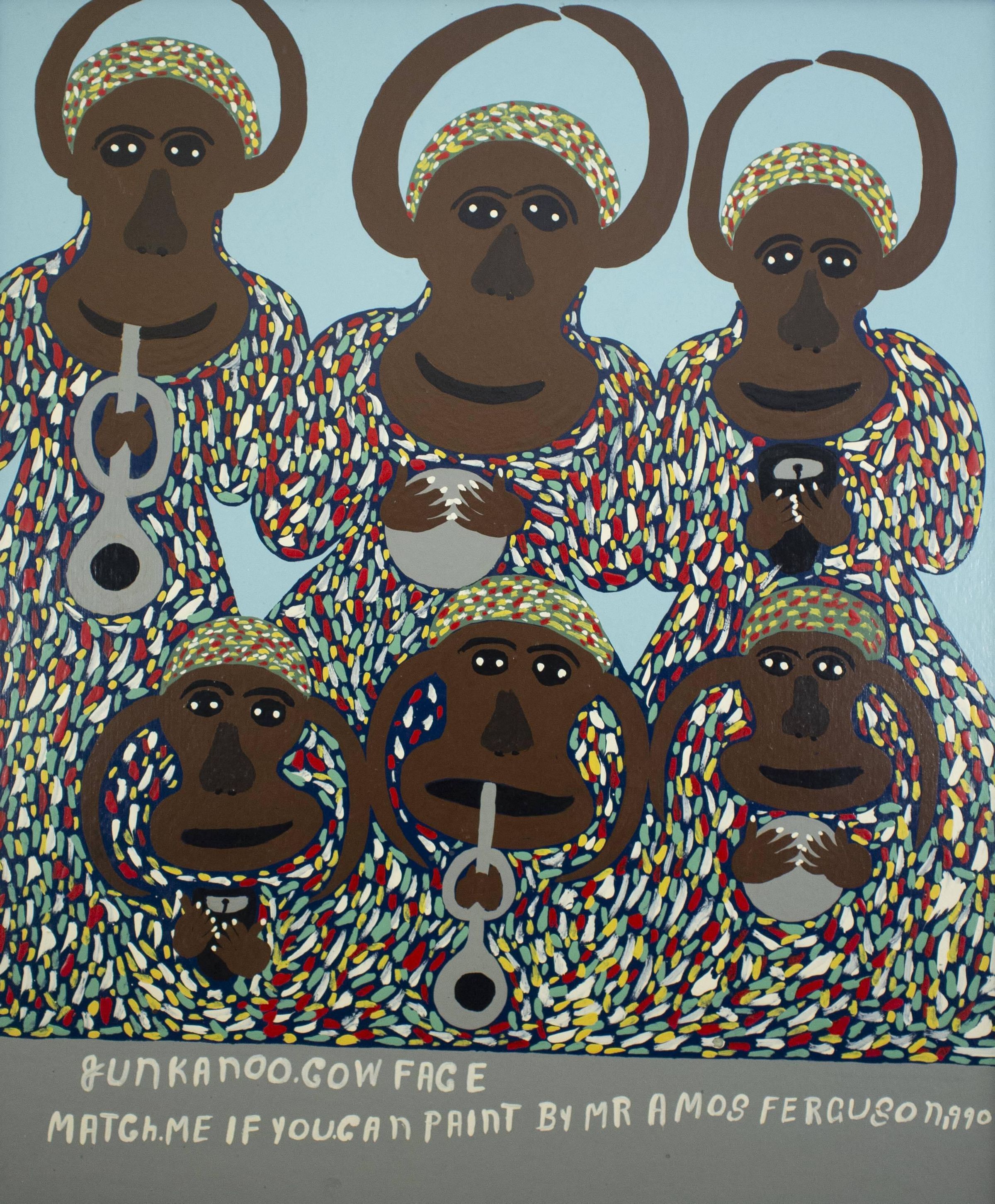 Junkanoo Cow Face Match Me If You Can picture number 1