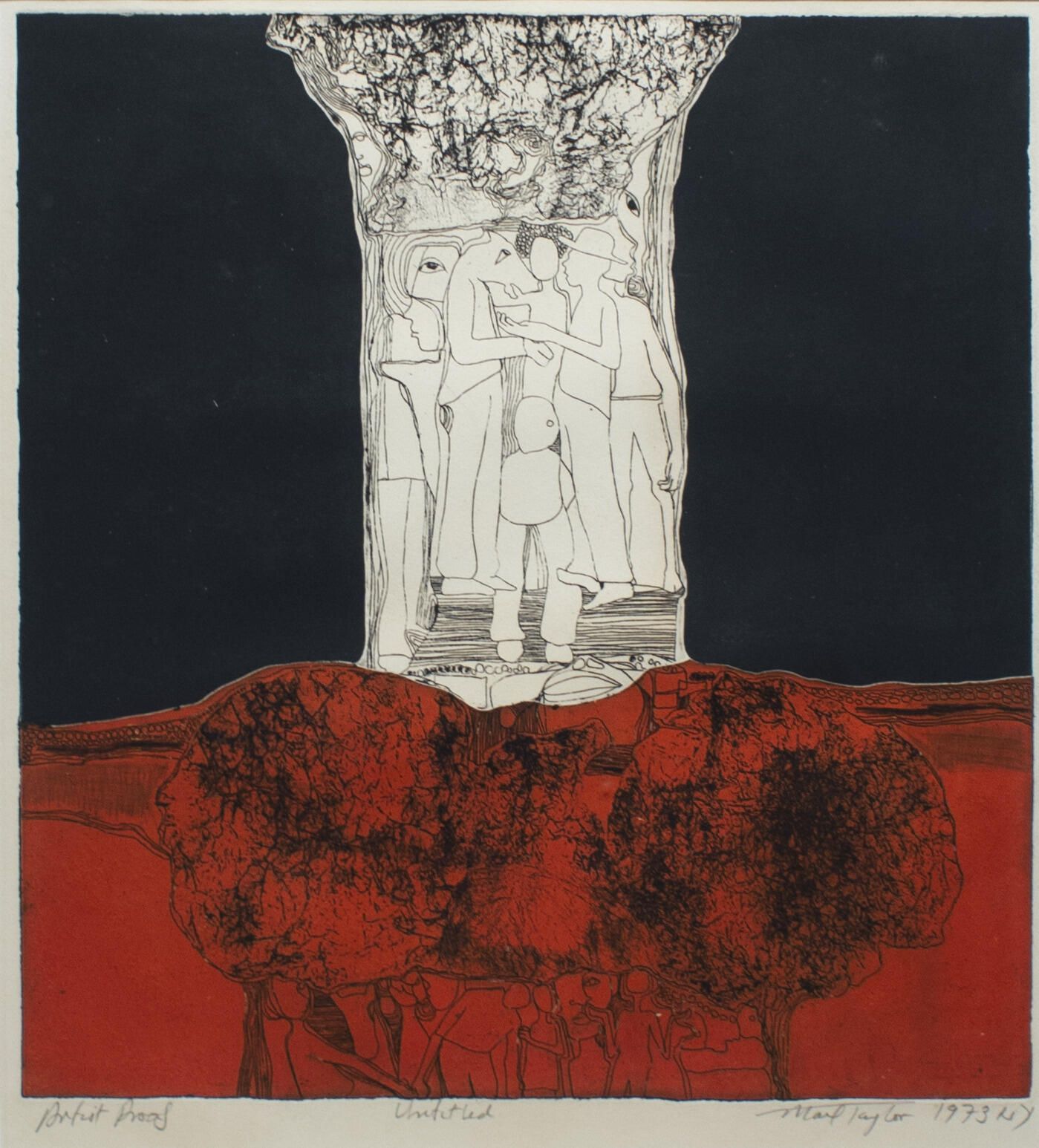 Untitled (Red and Black abstract) picture number 1