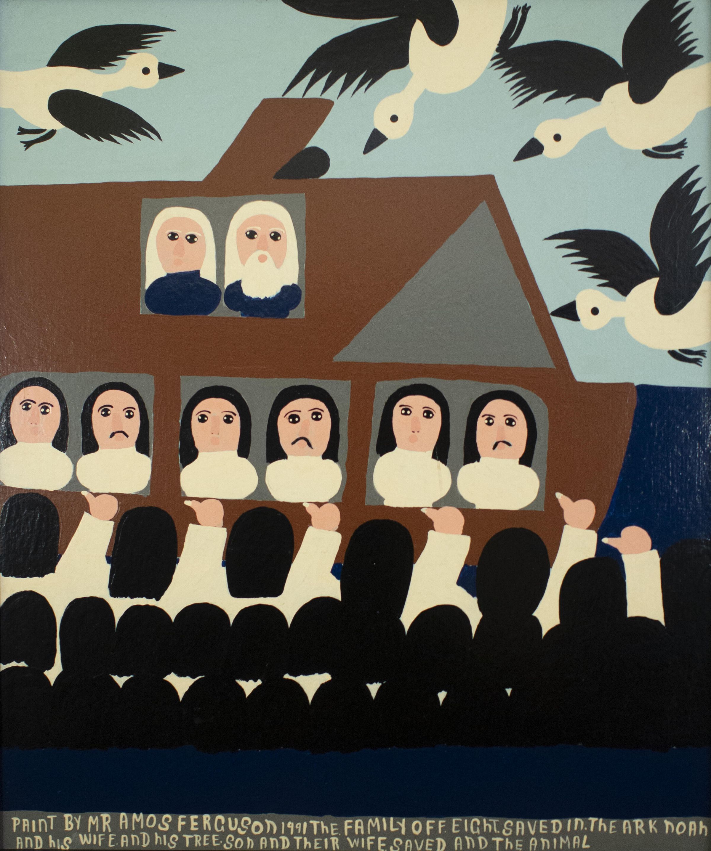 The. Family Off. Eight Saved In. The Ark Noah And His Wife. And His Tree. Son And Their Wife. Saved And The Animal picture number 1