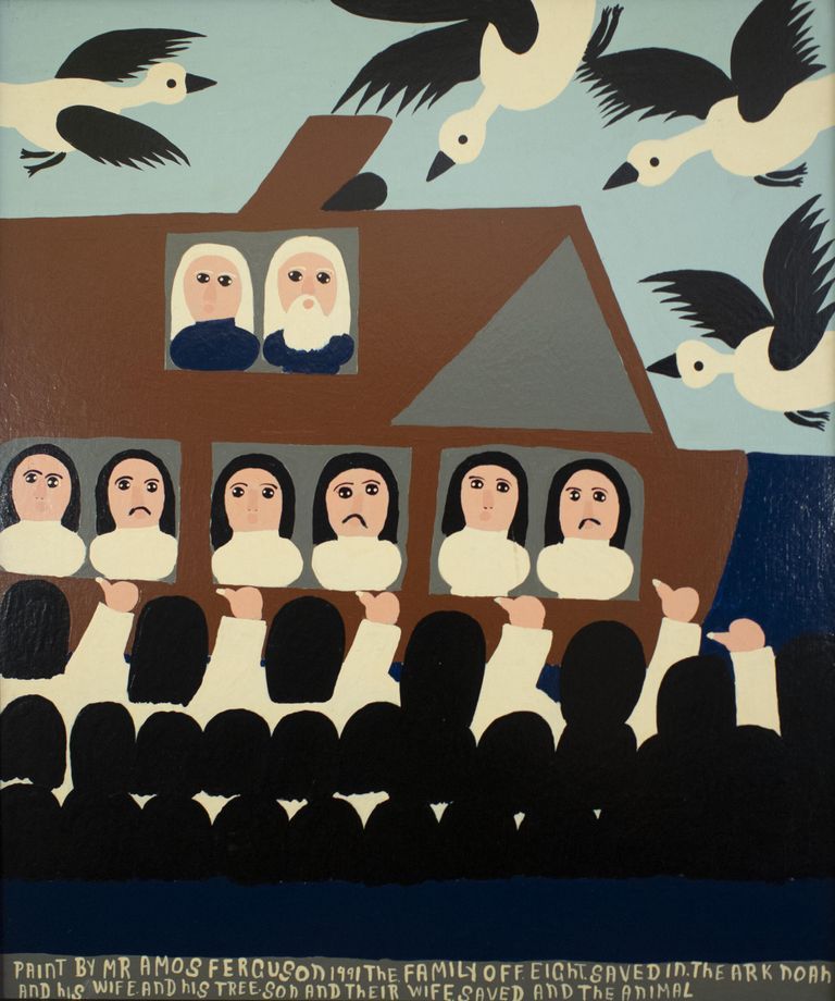 The. Family Off. Eight Saved In. The Ark Noah And His Wife. And His Tree. Son And Their Wife. Saved And The Animal picture number 1