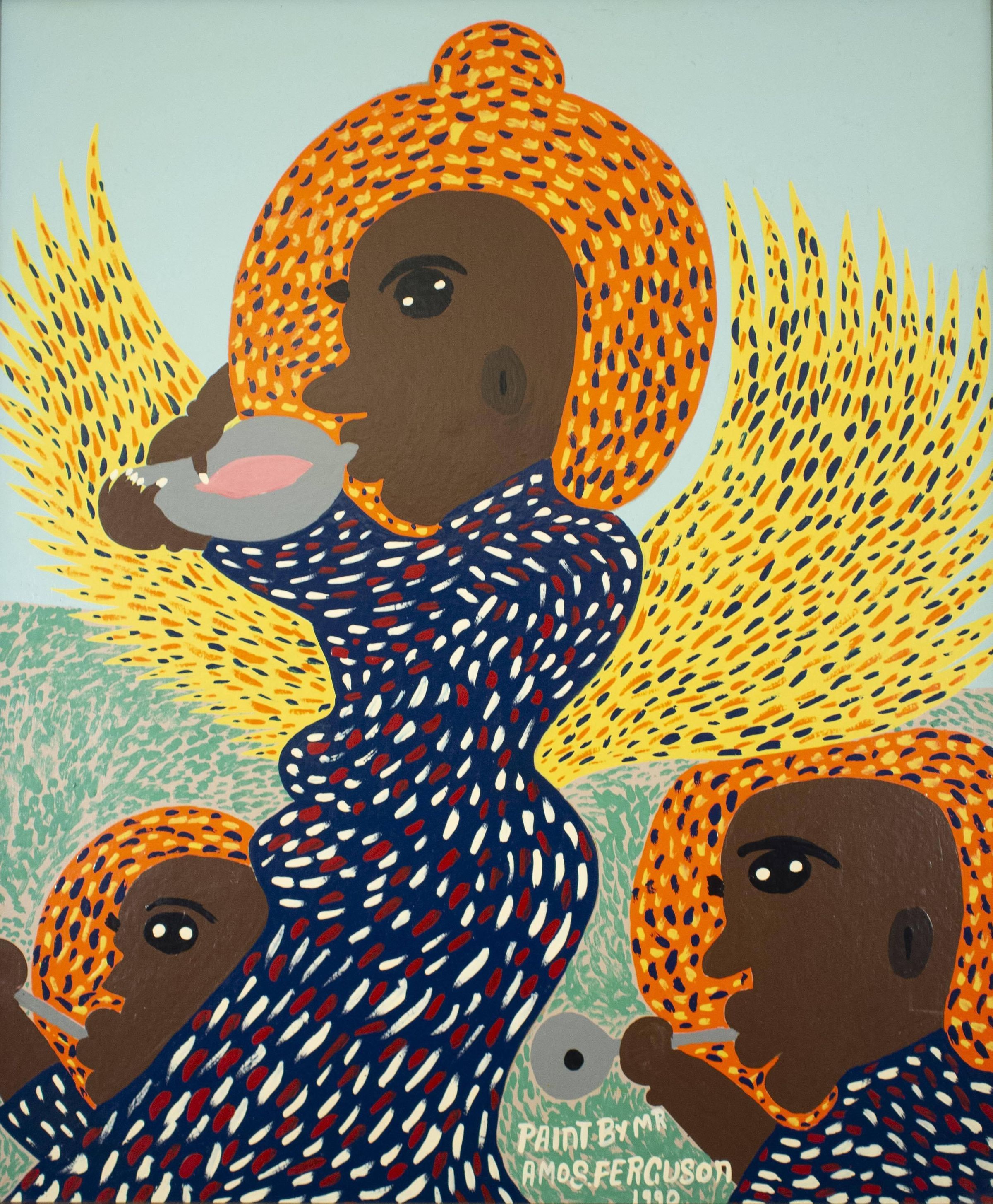 Untitled (Blowing Conch Shell) picture number 1