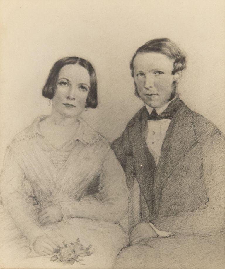 Portrait of Mr eddison Charled Moseley and Mary Doyle Moseley (husband and wife) picture number 1