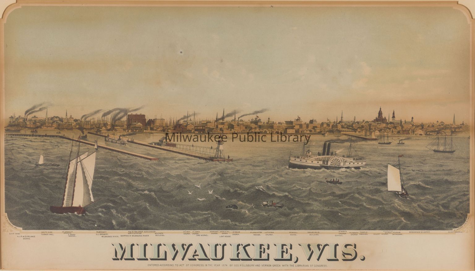 Panoramas, Aerials, and Bird's-Eyes of Milwaukee