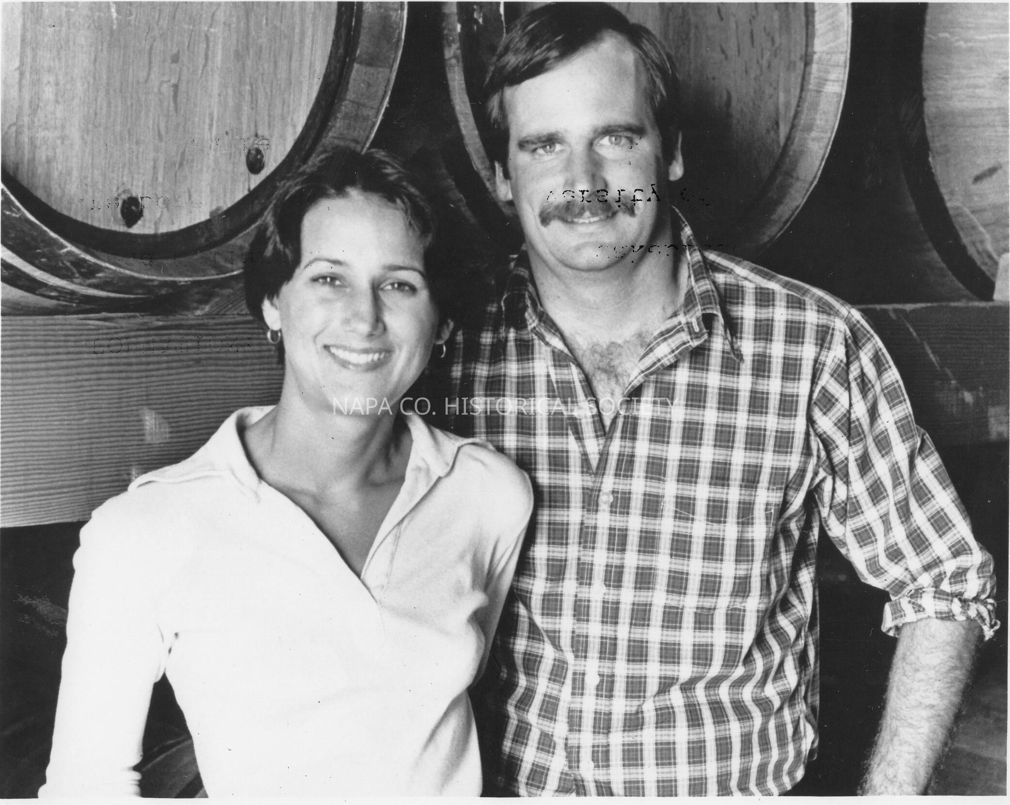 Bruce and Rosemary Cakebread at Cakebread Cellars