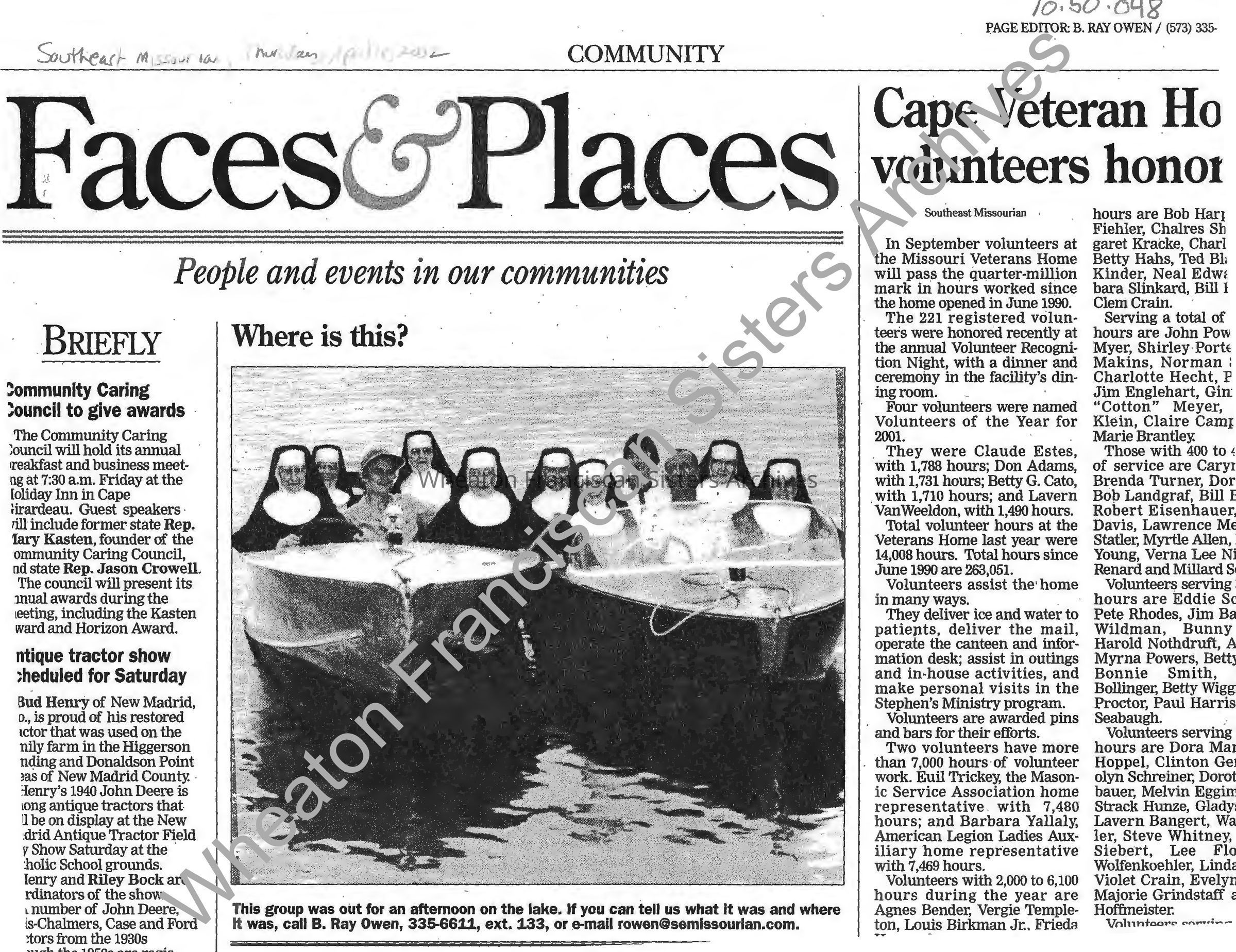 Southeast Missourian Newspaper Article: PDF, Watermarked