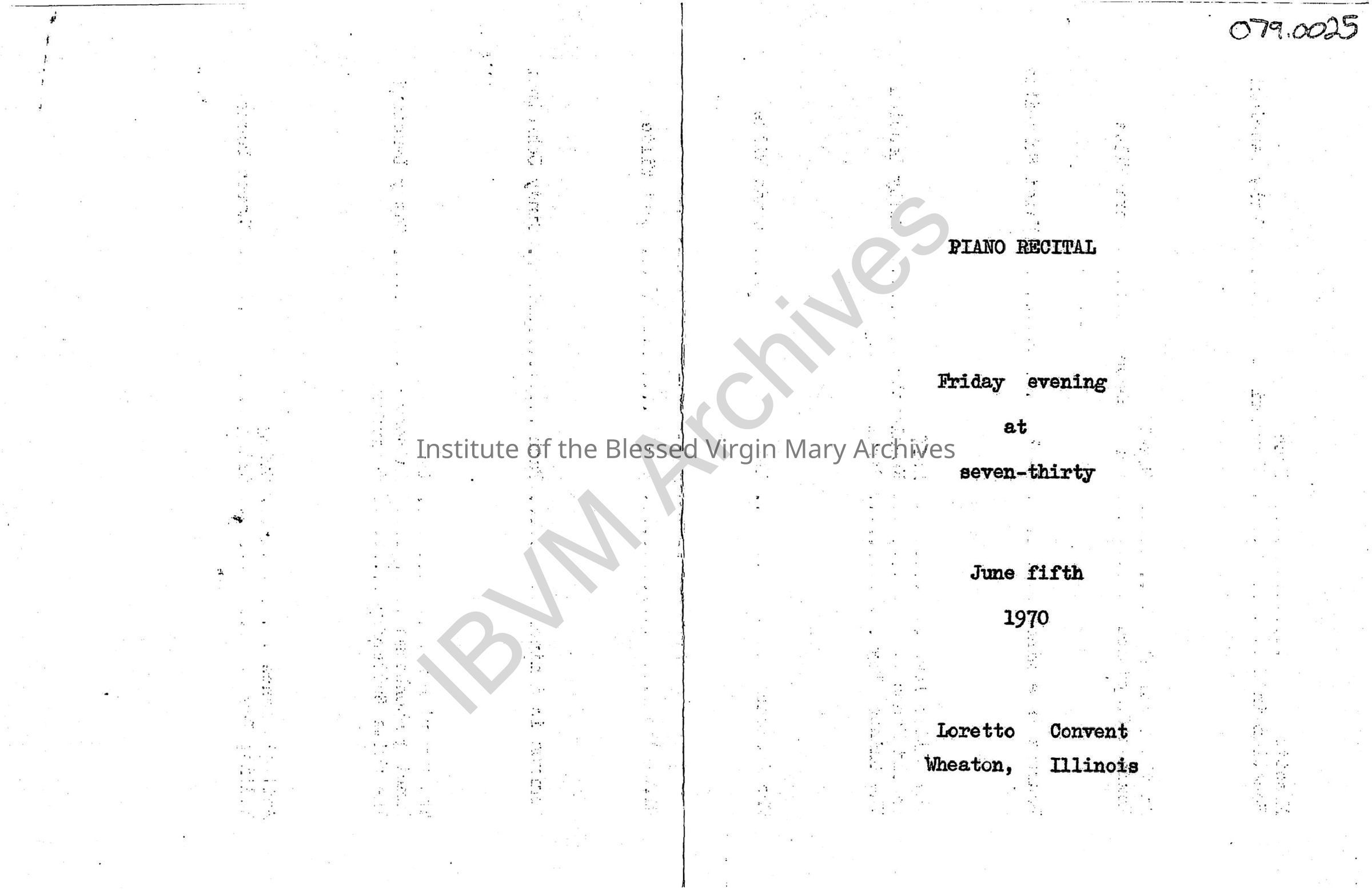 Piano Recital Program: PDF, Watermarked
