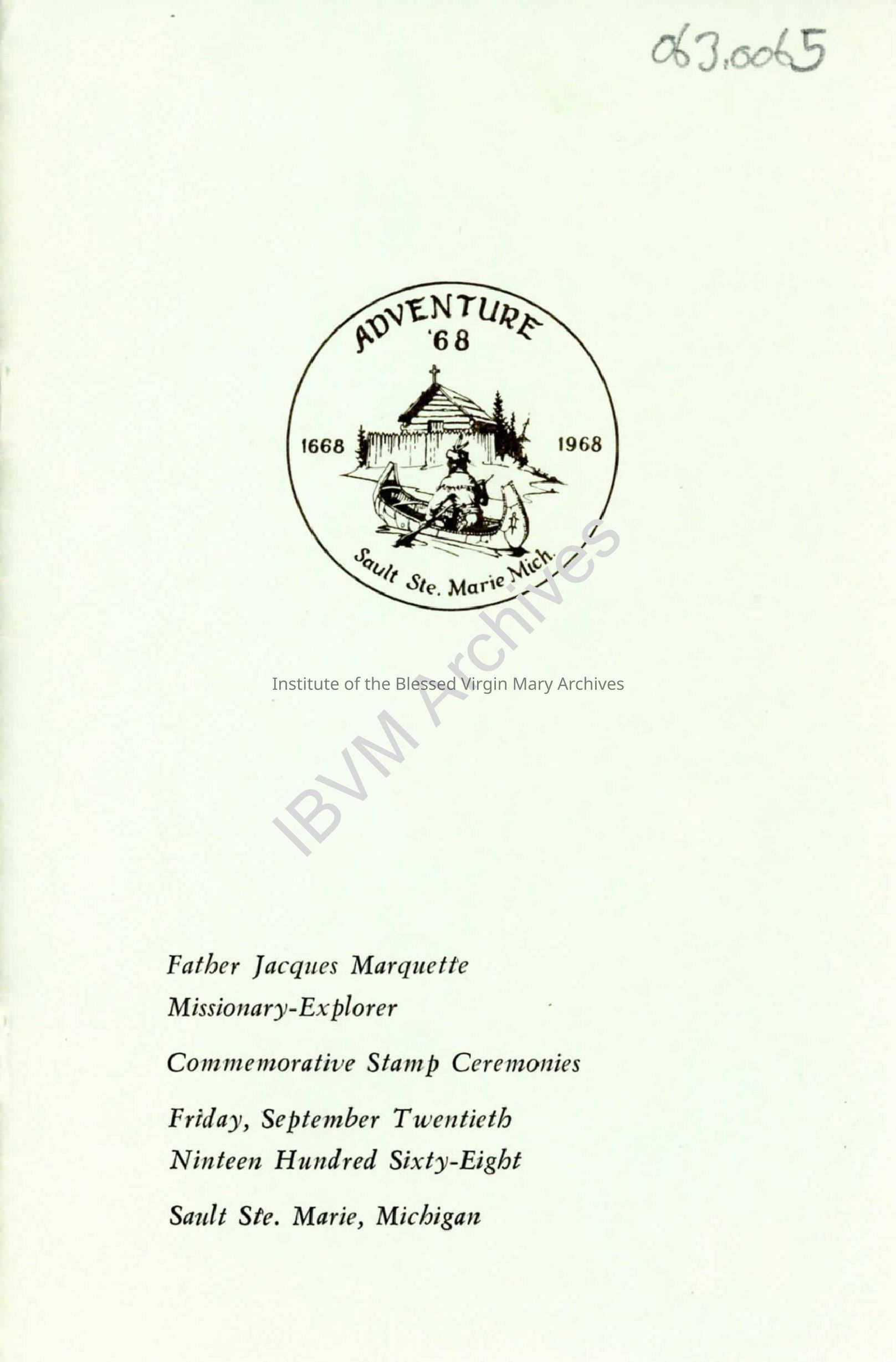 Adventure ‘68 Program: PDF, Watermarked