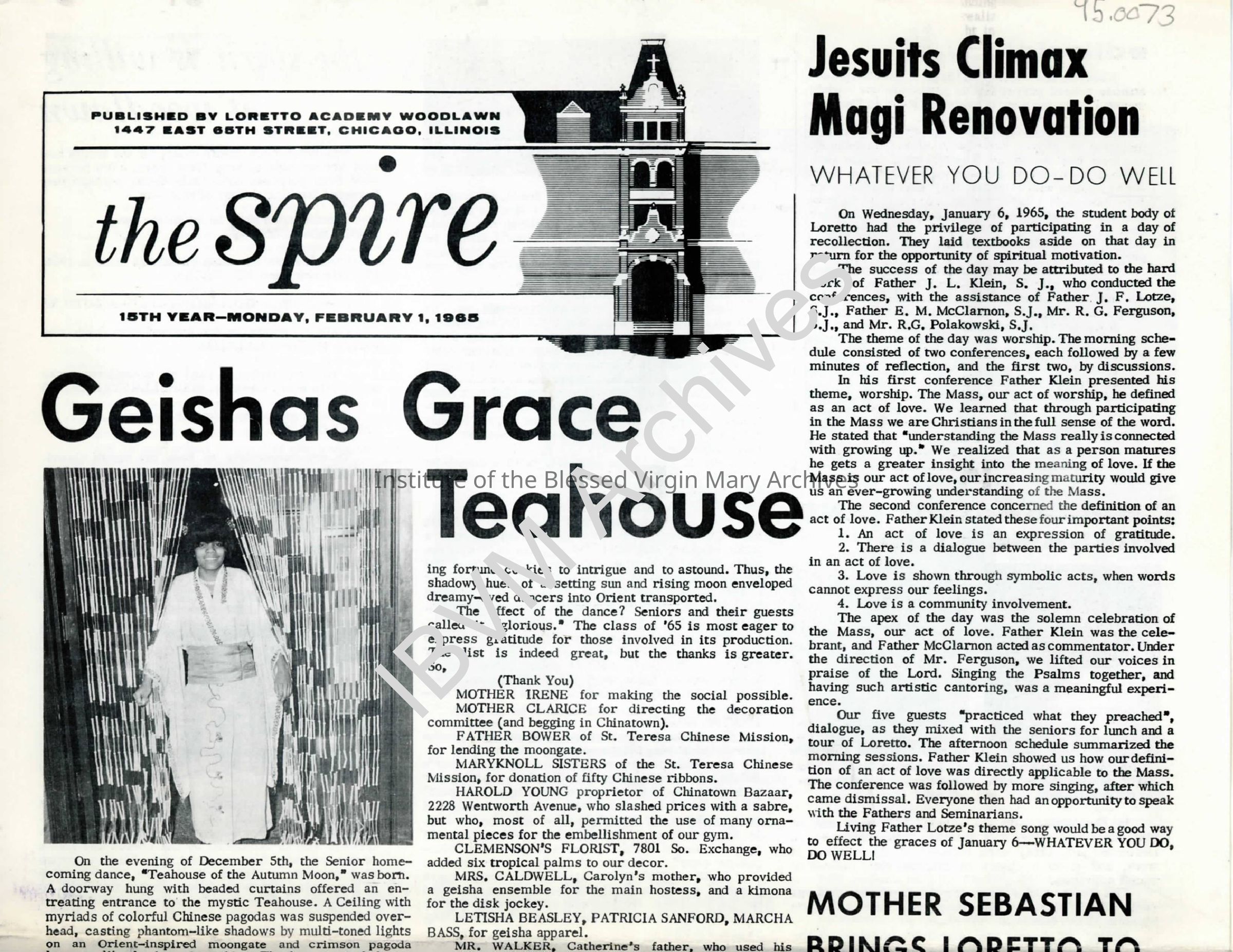 The Spire, 1965: PDF, Watermarked