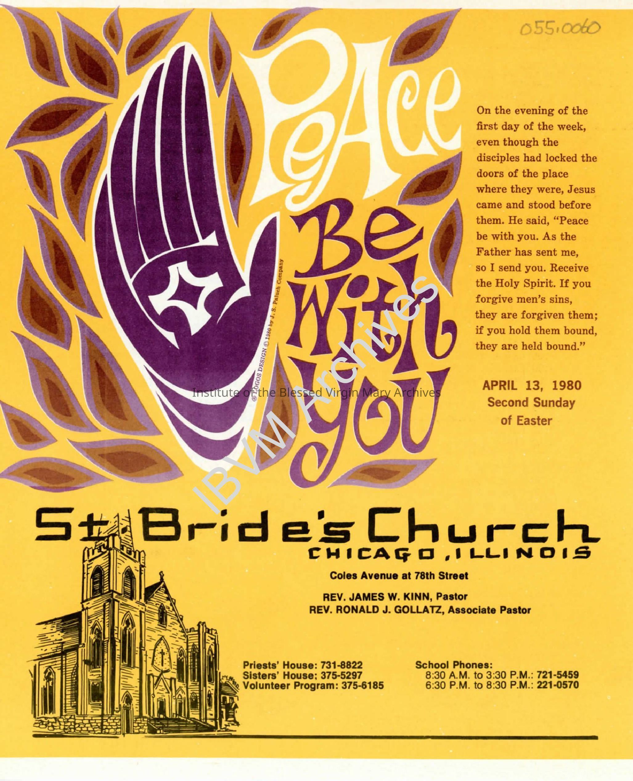 St. Bride's Church Bulletin: PDF, Watermarked