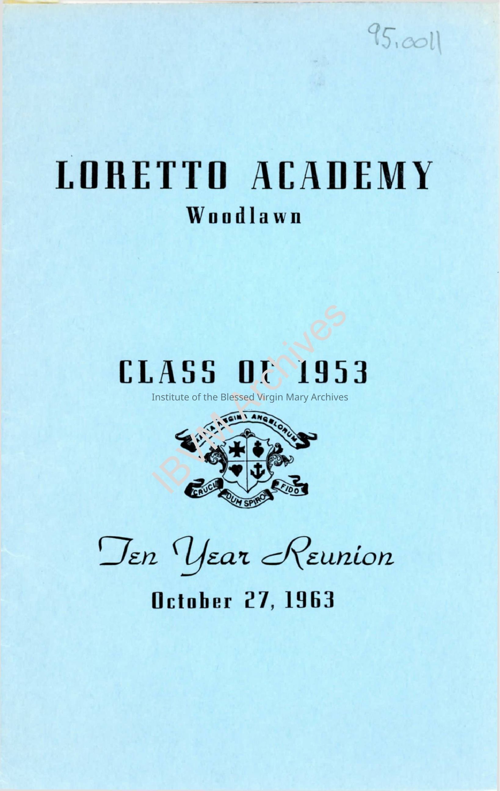 Loretto Academy Woodlawn Reunion Program: PDF, Watermarked
