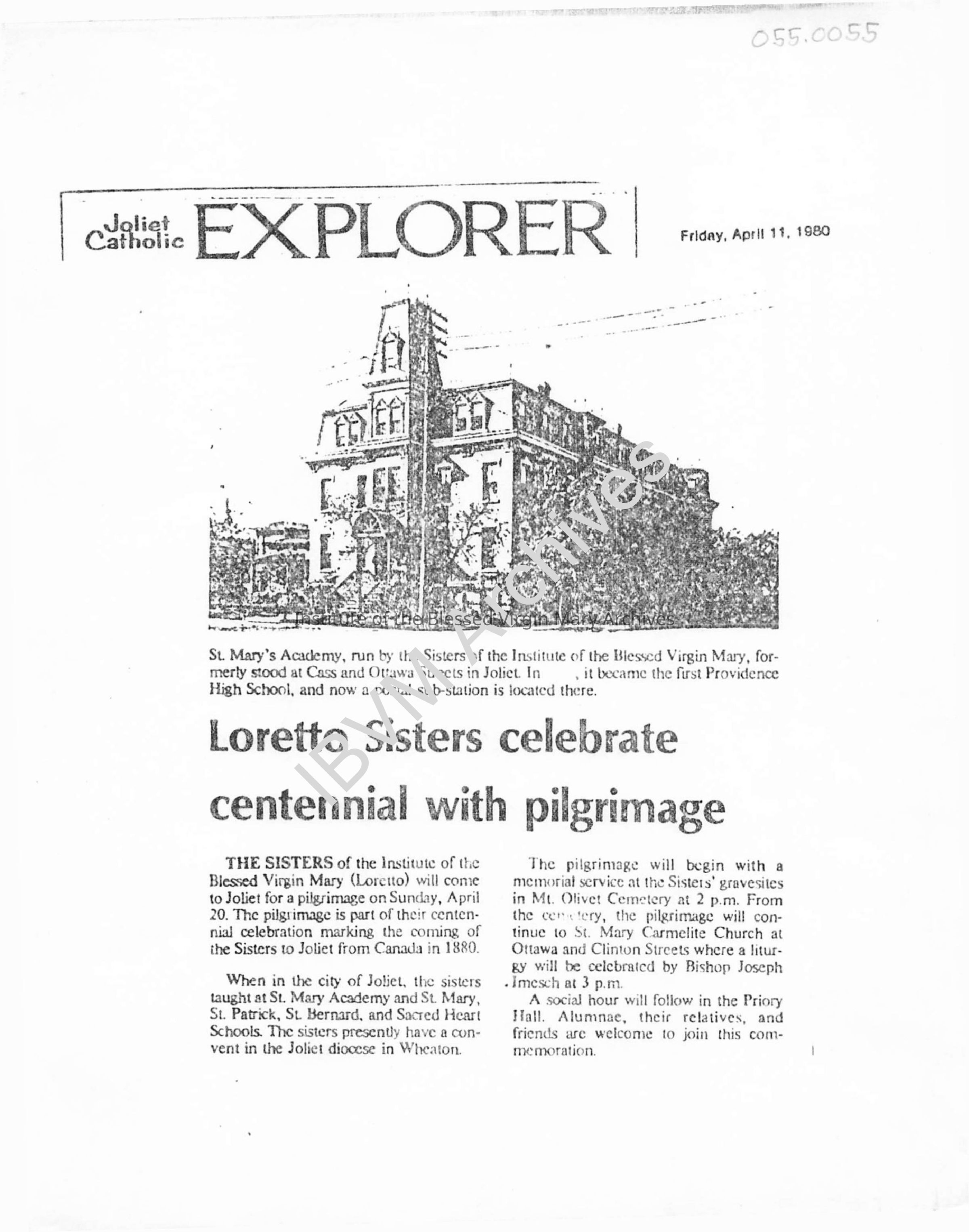 Joliet Catholic Explorer Article: PDF, Watermarked