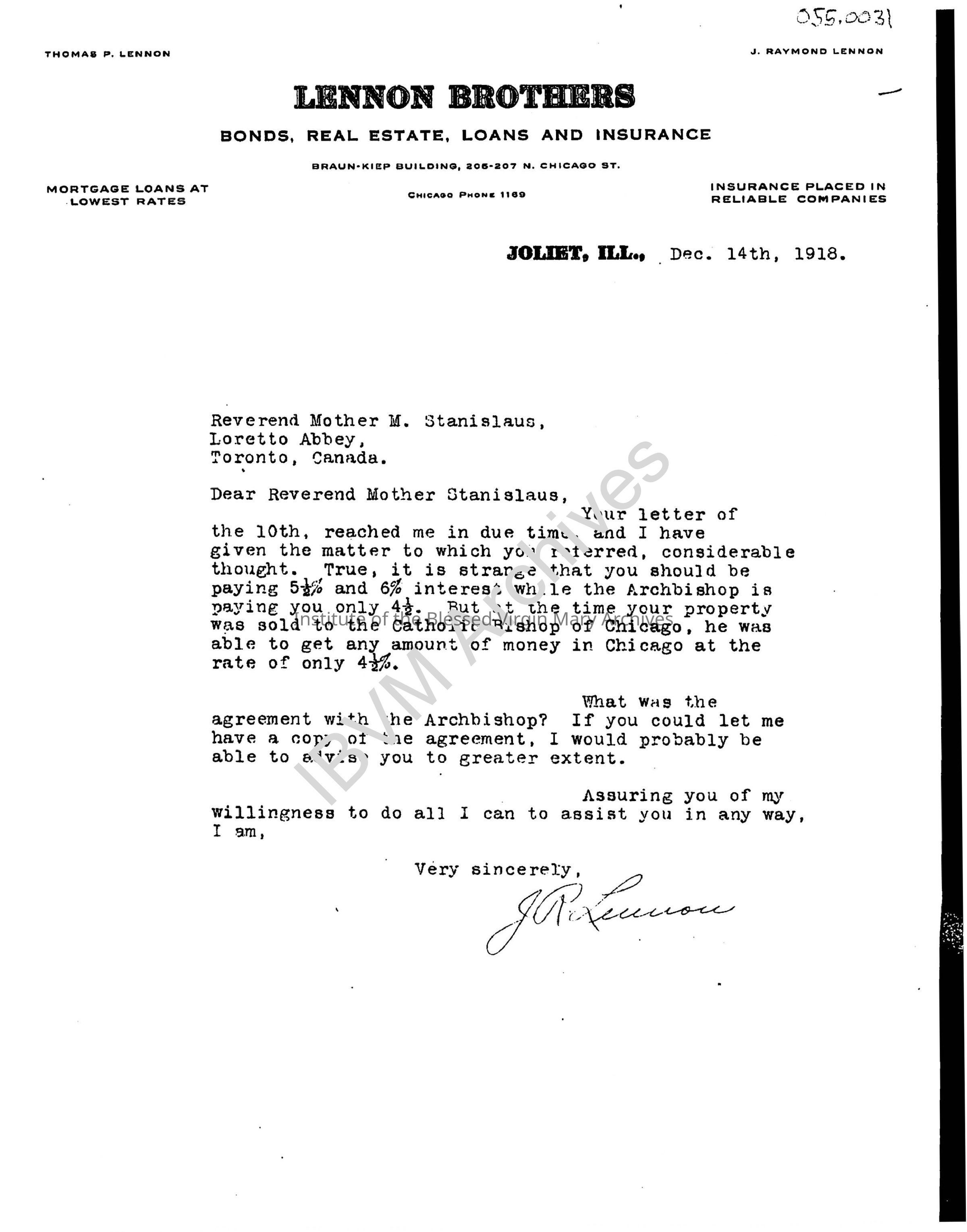 Lennon Brothers Letter: PDF, Watermarked