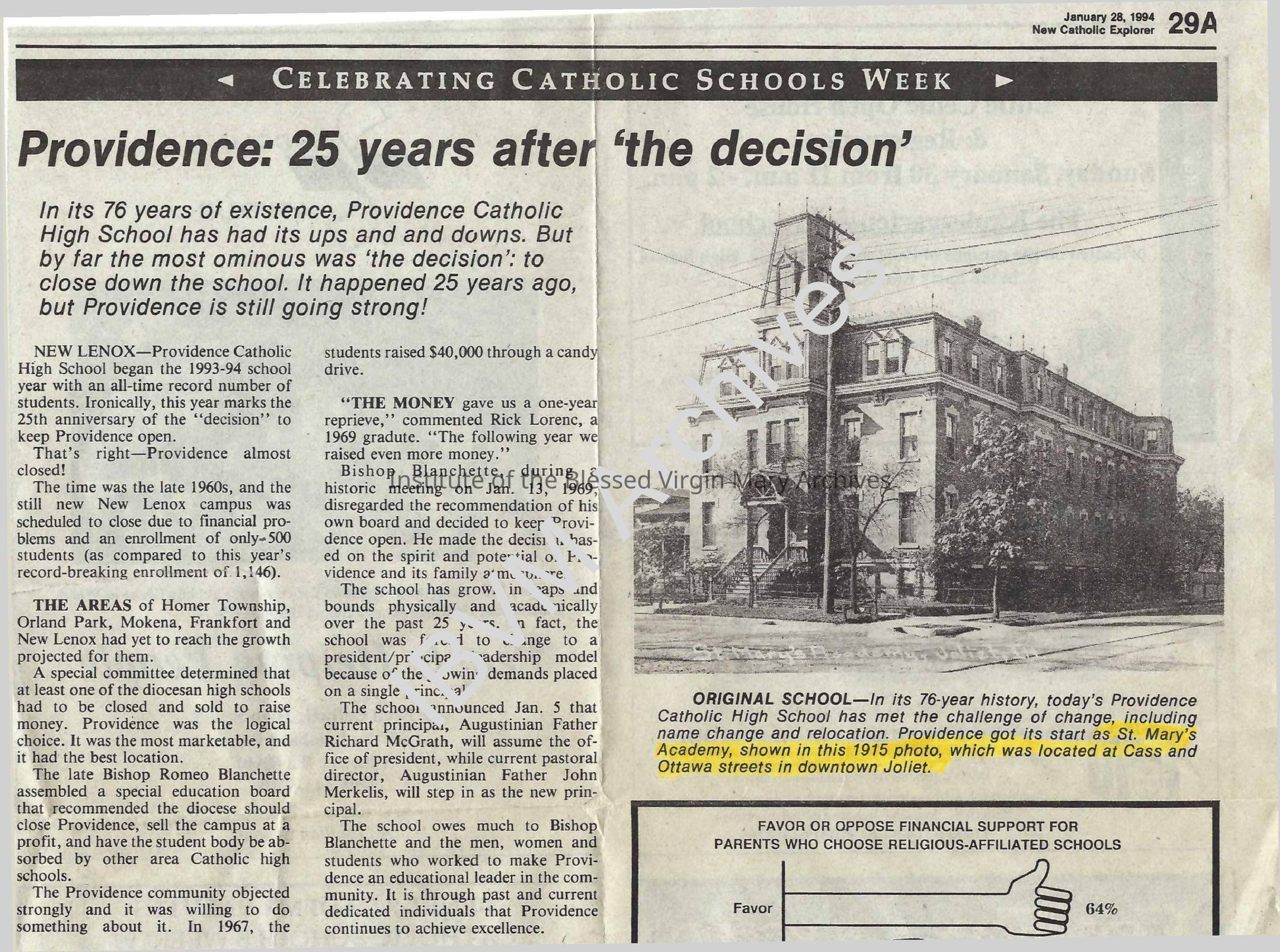 New Catholic Explorer Newspaper Article: PDF, Watermarked