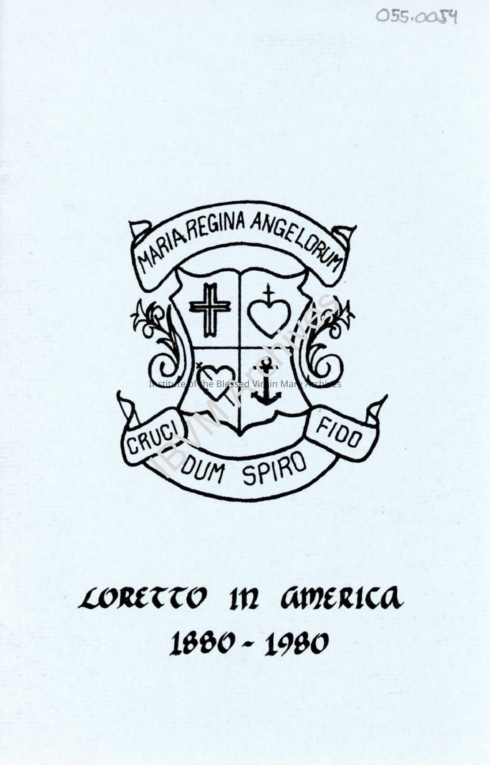 Loretto in America, 1880 - 1980: PDF, Watermarked