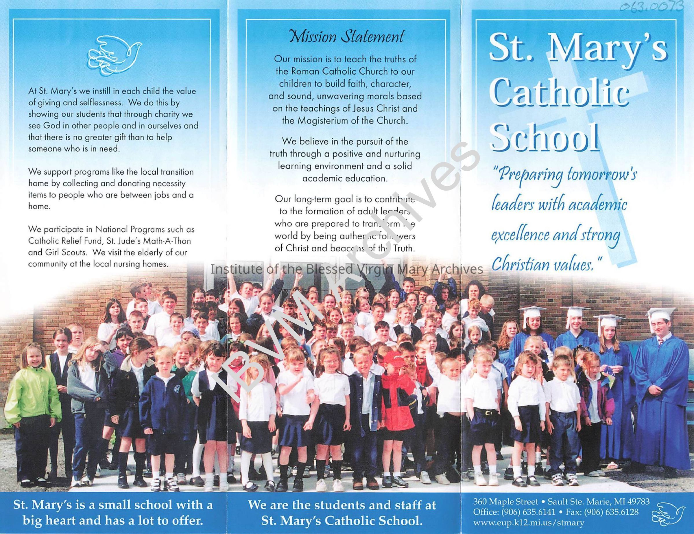 St. Mary’s School Pamphlet: PDF, Watermarked