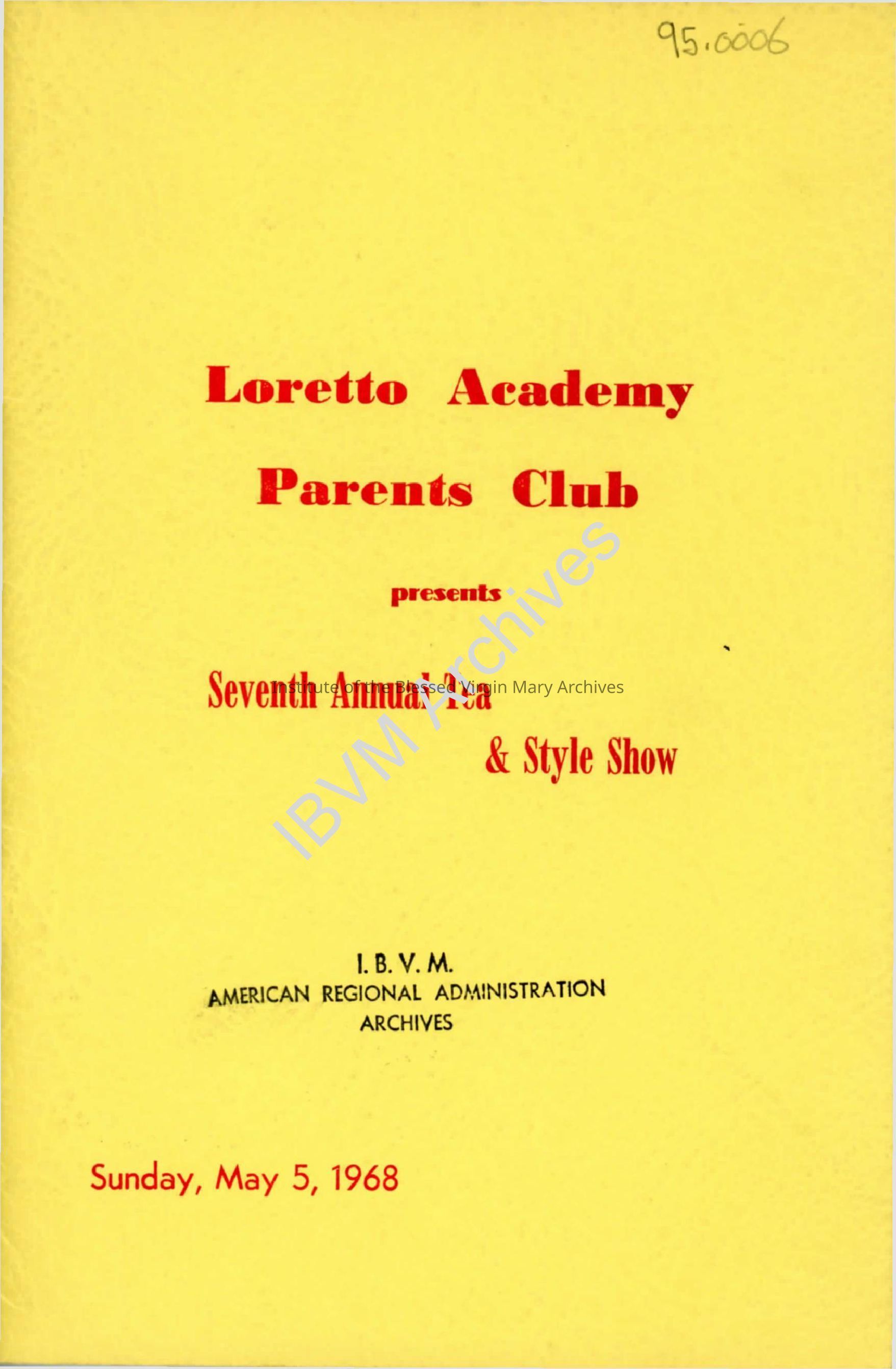 Loretto Academy Parents Club Program: PDF, Watermark