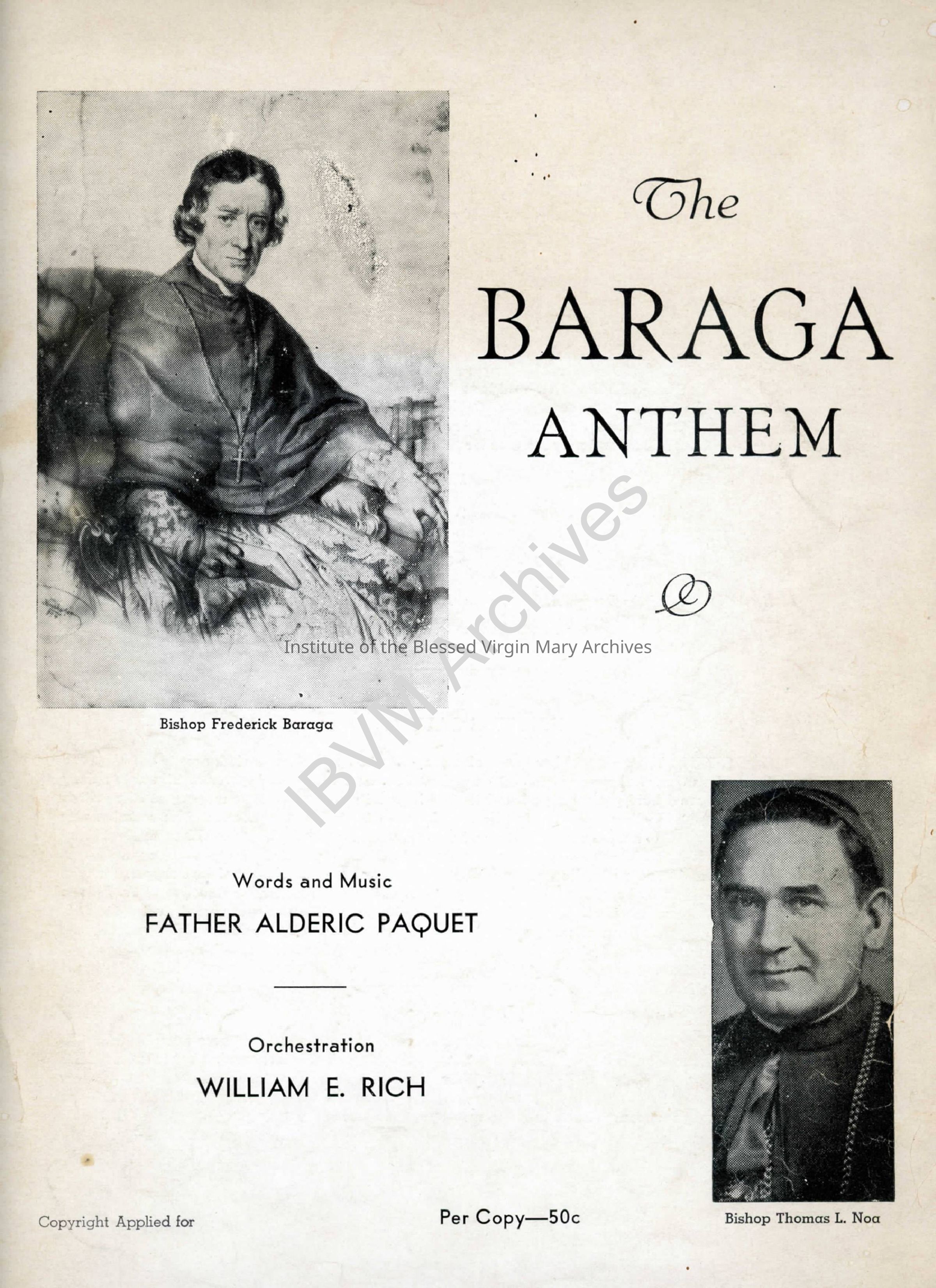 The Baraga Anthem: PDF, Watermarked