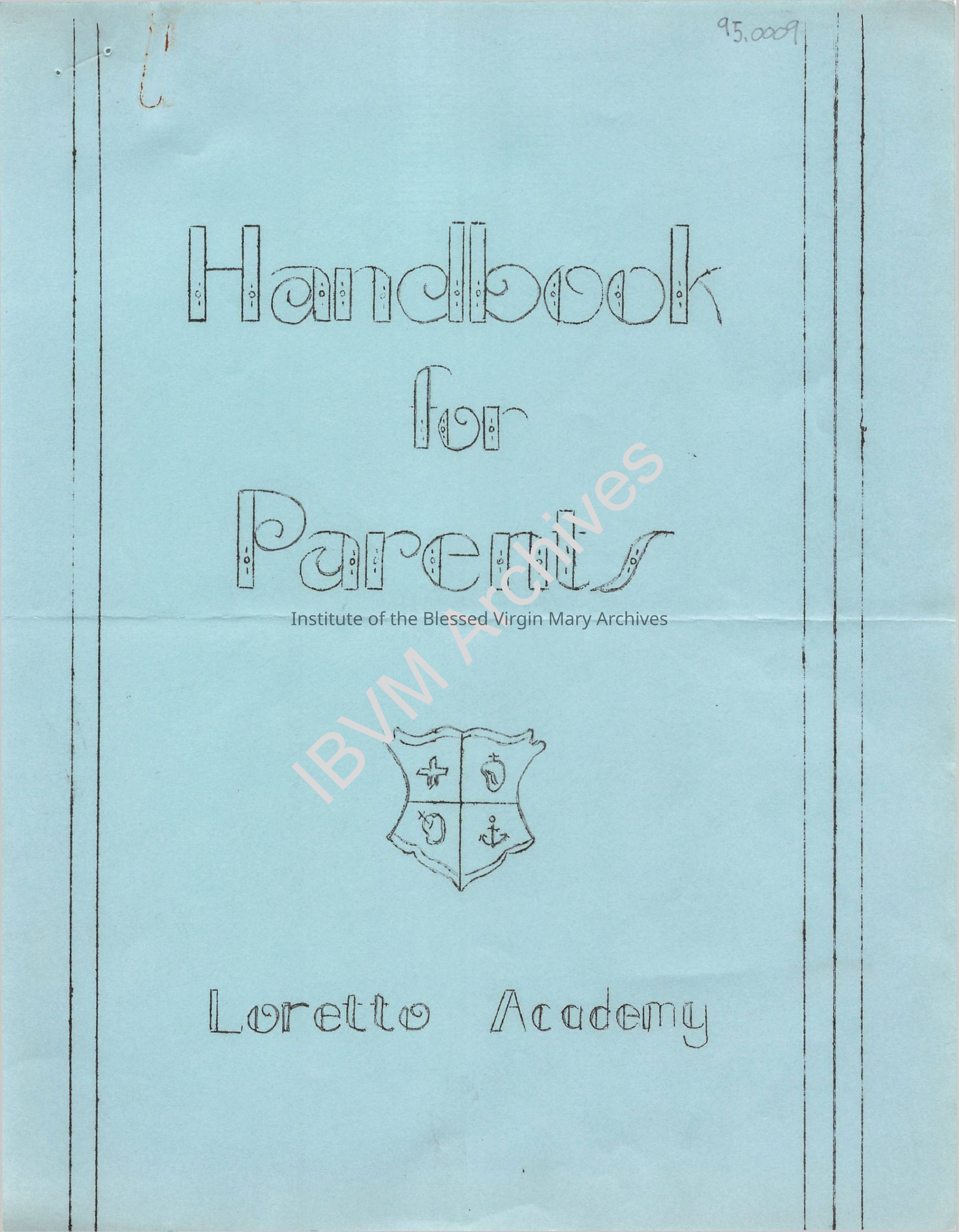 Loretto Academy Parents Handbook: PDF, Watermarked