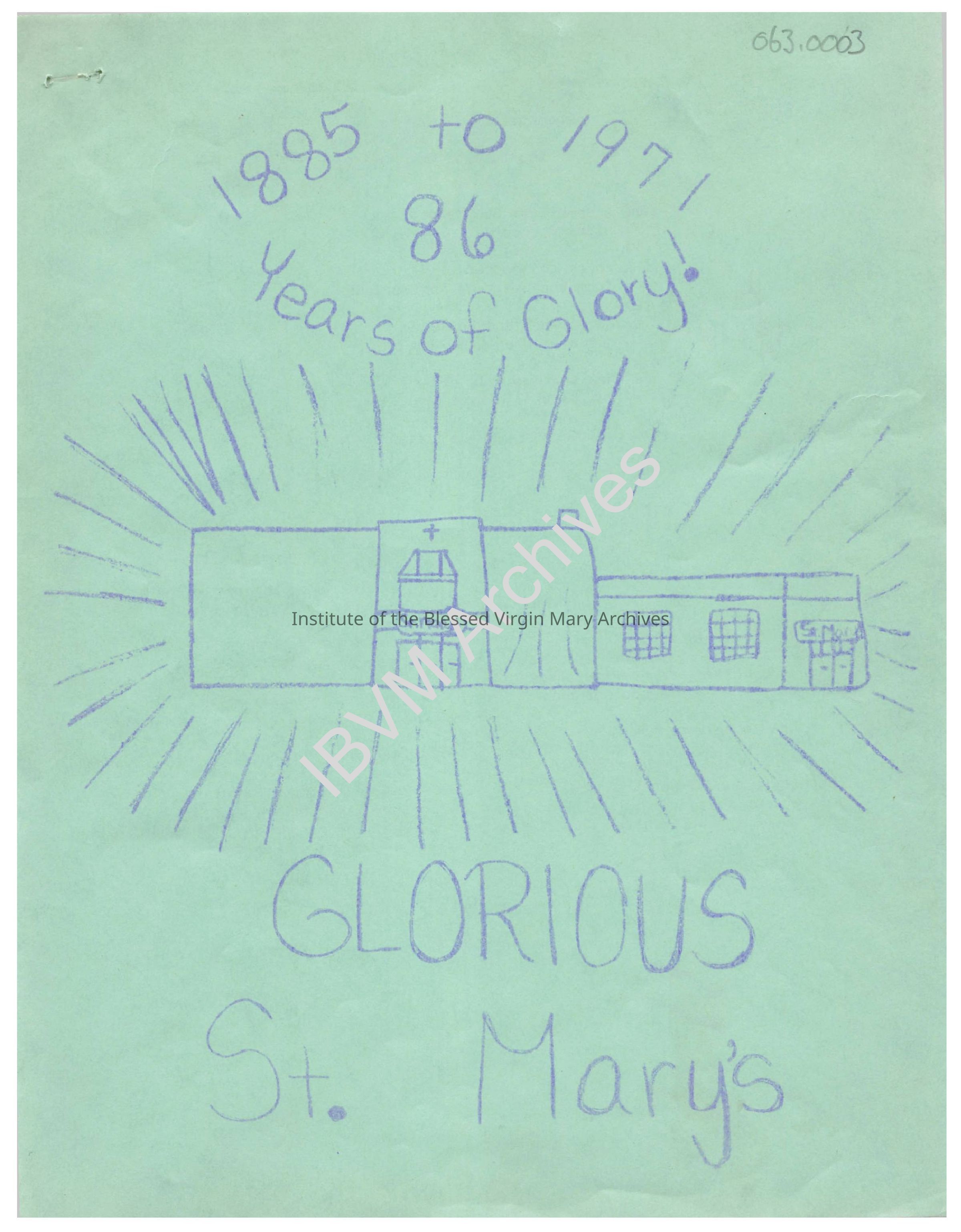 Glorious St. Mary's: PDF, Watermarked