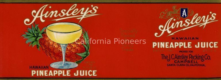          Label: Ainsley's Hawaiian Pineapple Juice picture number 1
   