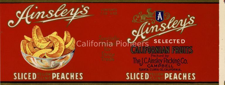          Label: Ainsley's Sliced Yellow Cling Peaches picture number 1
   