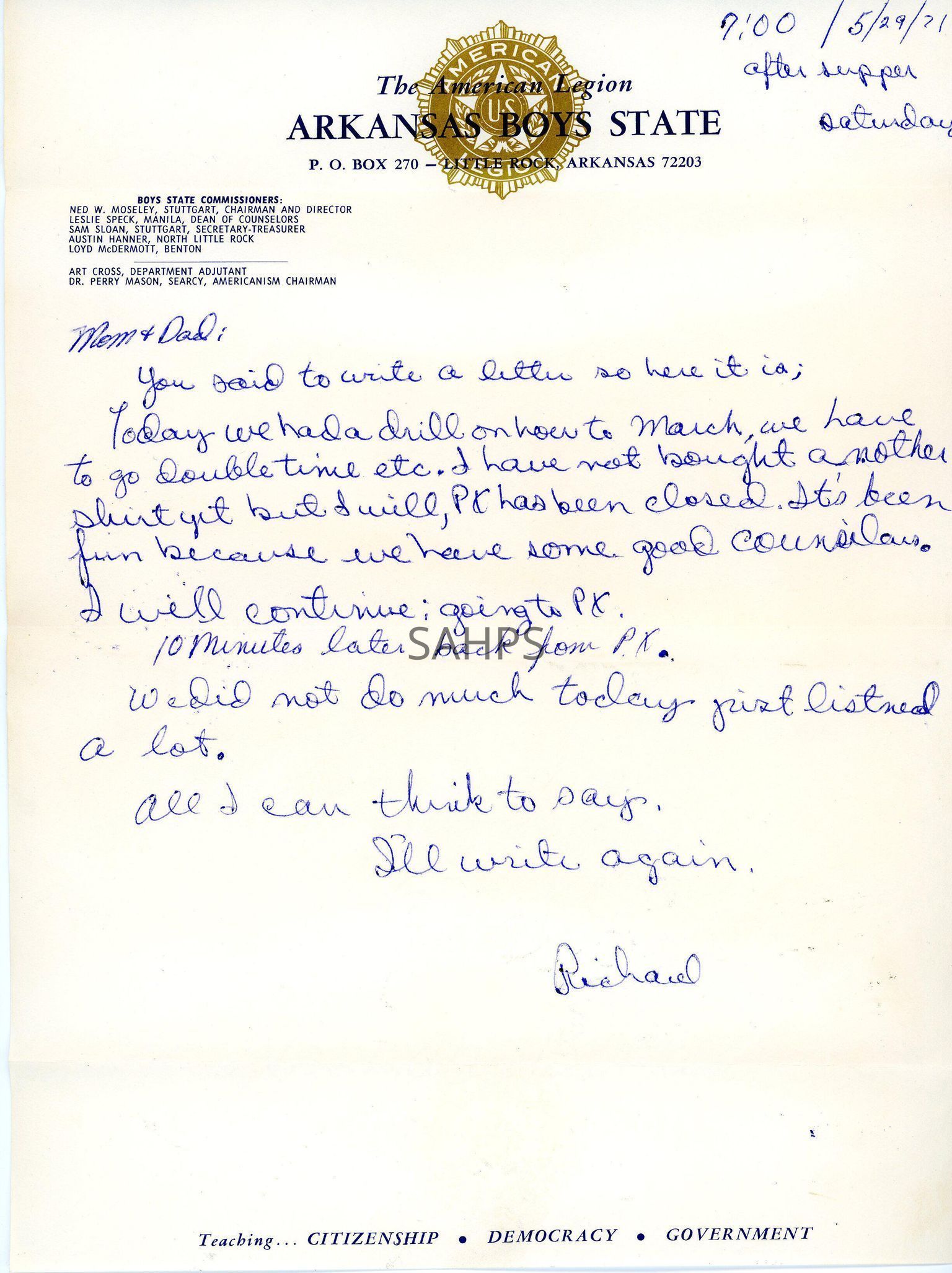 Letters
