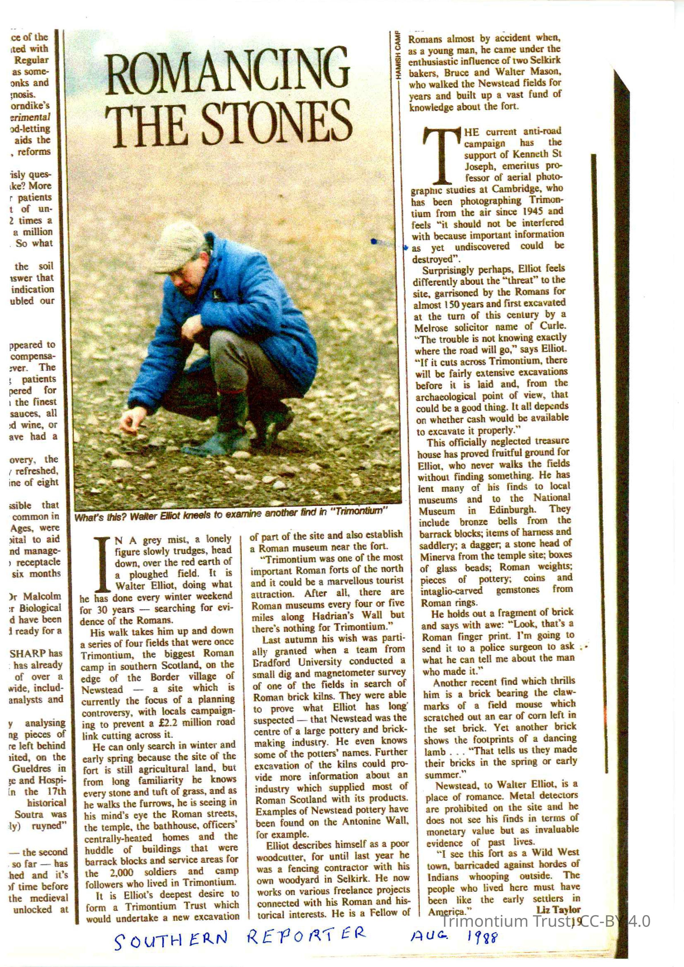 Scanned from Walter Elliot's archive