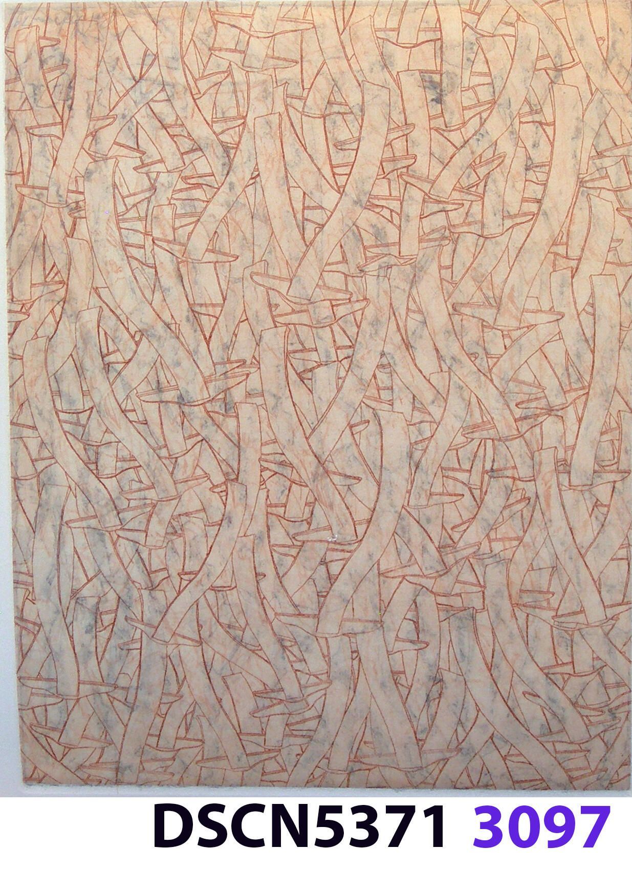 Wave Square School: I was at a fish hatchery, and, looking in the water it was all dark. I thought, there are no fish!" I blinked, and all of a sudden I could see thousands of fishes. It was a school of fishes. Later, back in my studio I imagined thousands of wave squares in such a school. It inspired me to think of a moving image. For the spaceship crash series I was working on, in my imagination the camera zoomed in and resolved to show a school of wave squares, swimming like a school of fishes.