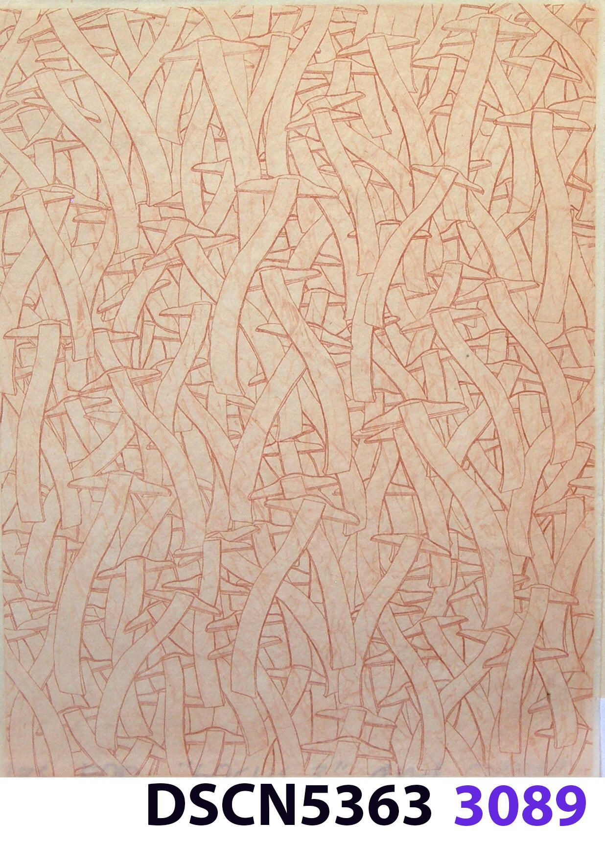 Wave Square School: I was at a fish hatchery, and, looking in the water it was all dark. I thought, there are no fish!" I blinked, and all of a sudden I could see thousands of fishes. It was a school of fishes. Later, back in my studio I imagined thousands of wave squares in such a school. It inspired me to think of a moving image. For the spaceship crash series I was working on, in my imagination the camera zoomed in and resolved to show a school of wave squares, swimming like a school of fishes.