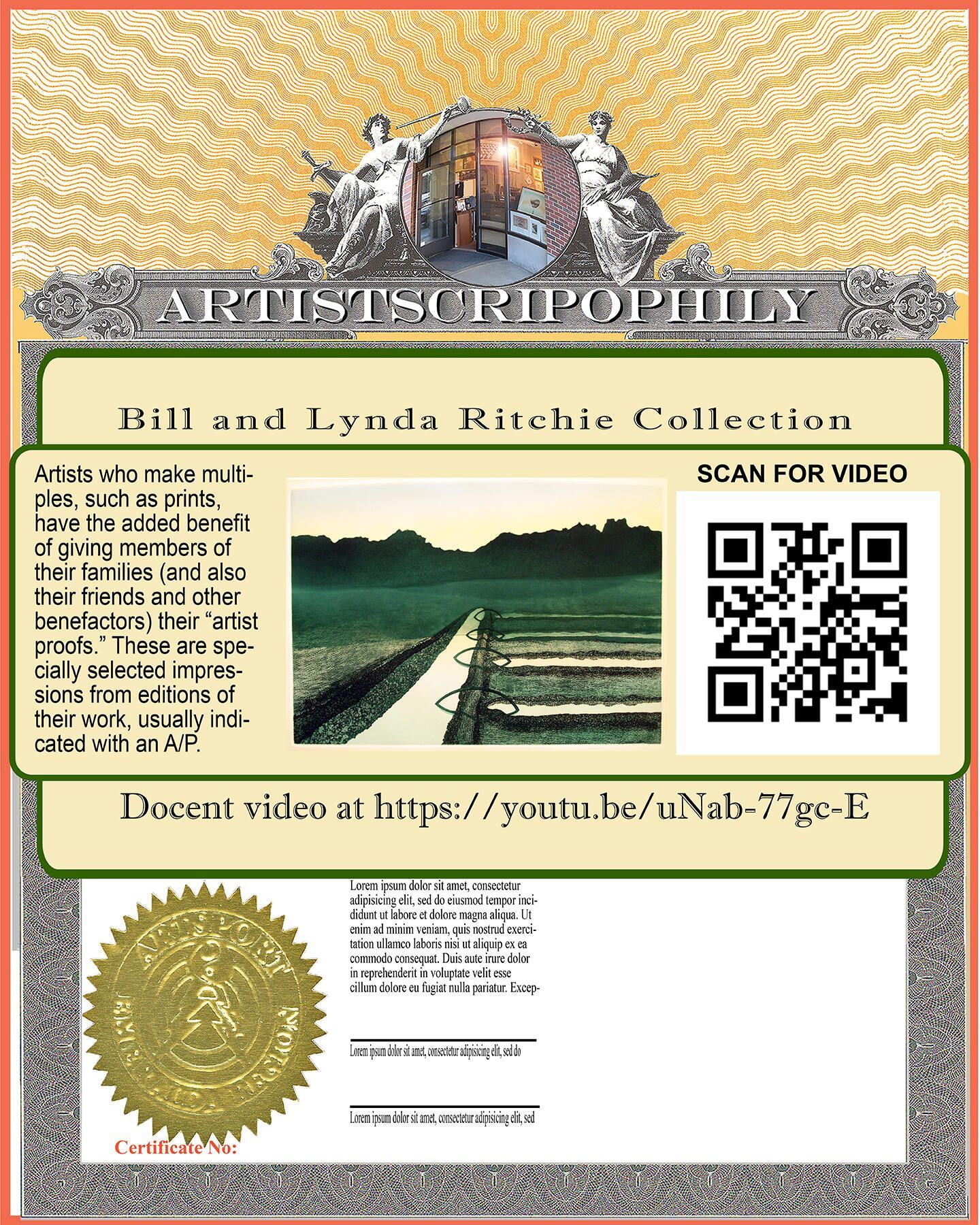 Artist Proofs for Lynda