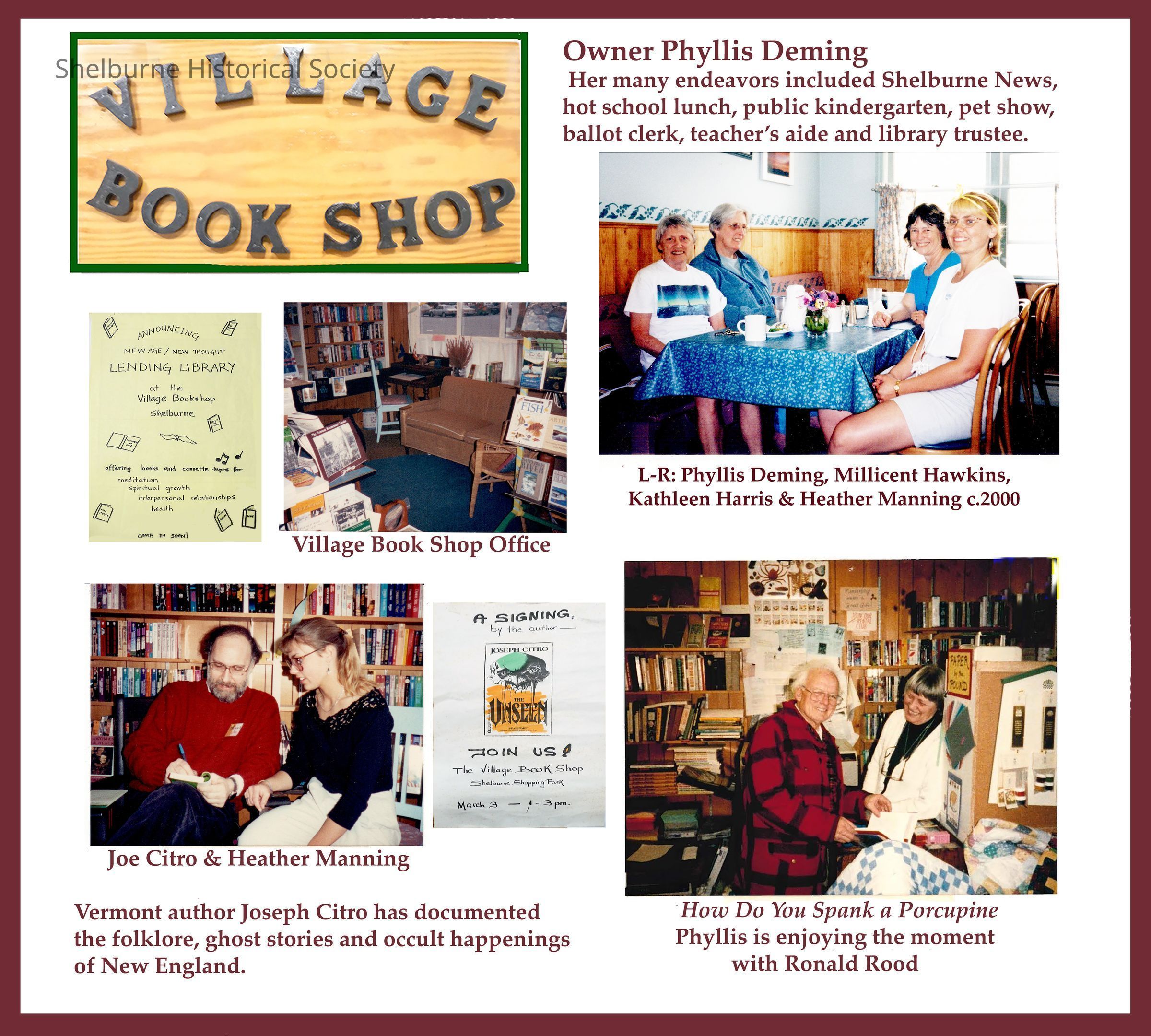 Village Bookshop, Shelburne, Vermont