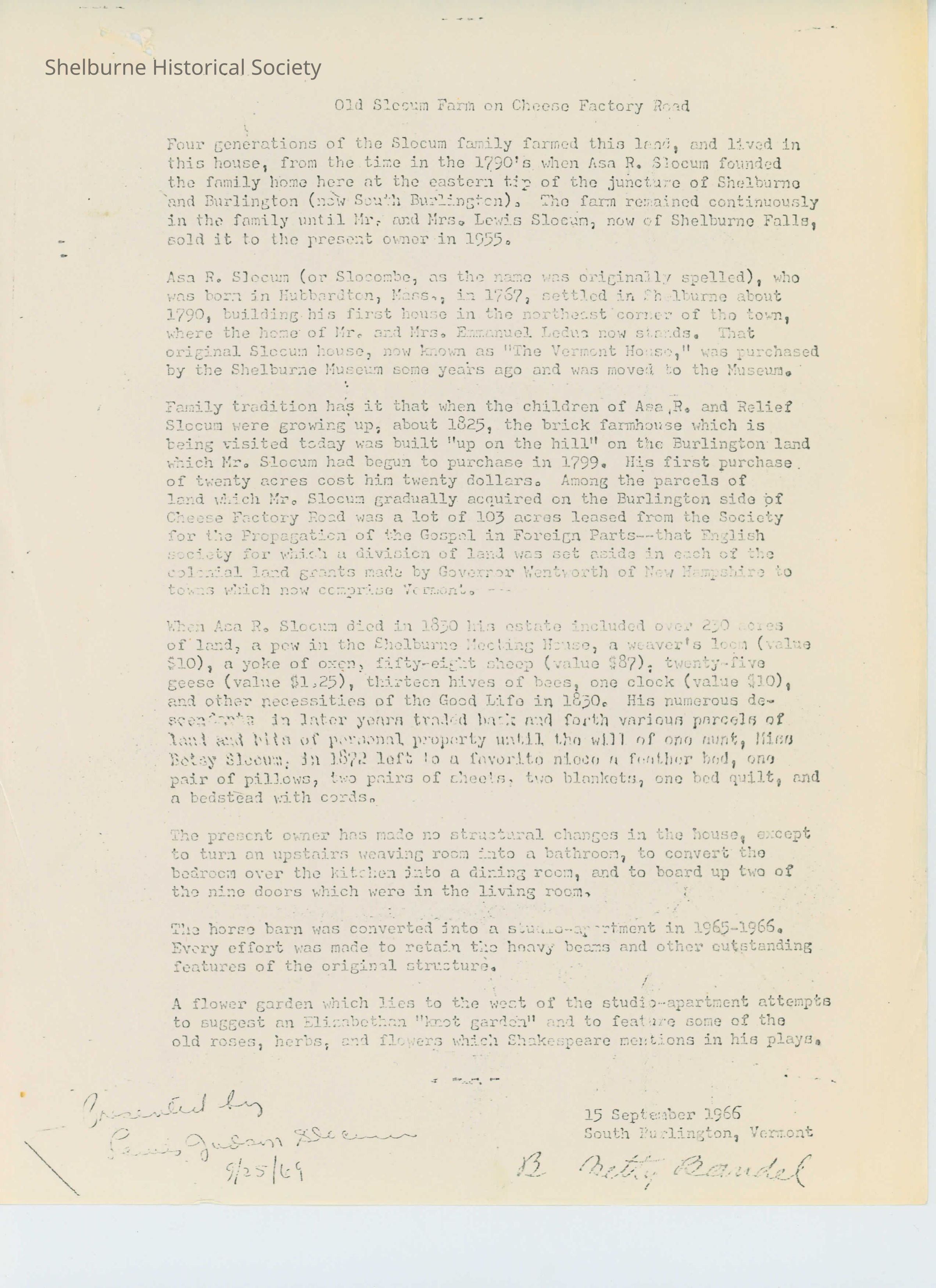 Slocum Farm on Cheese Factory Road - Copy of Original