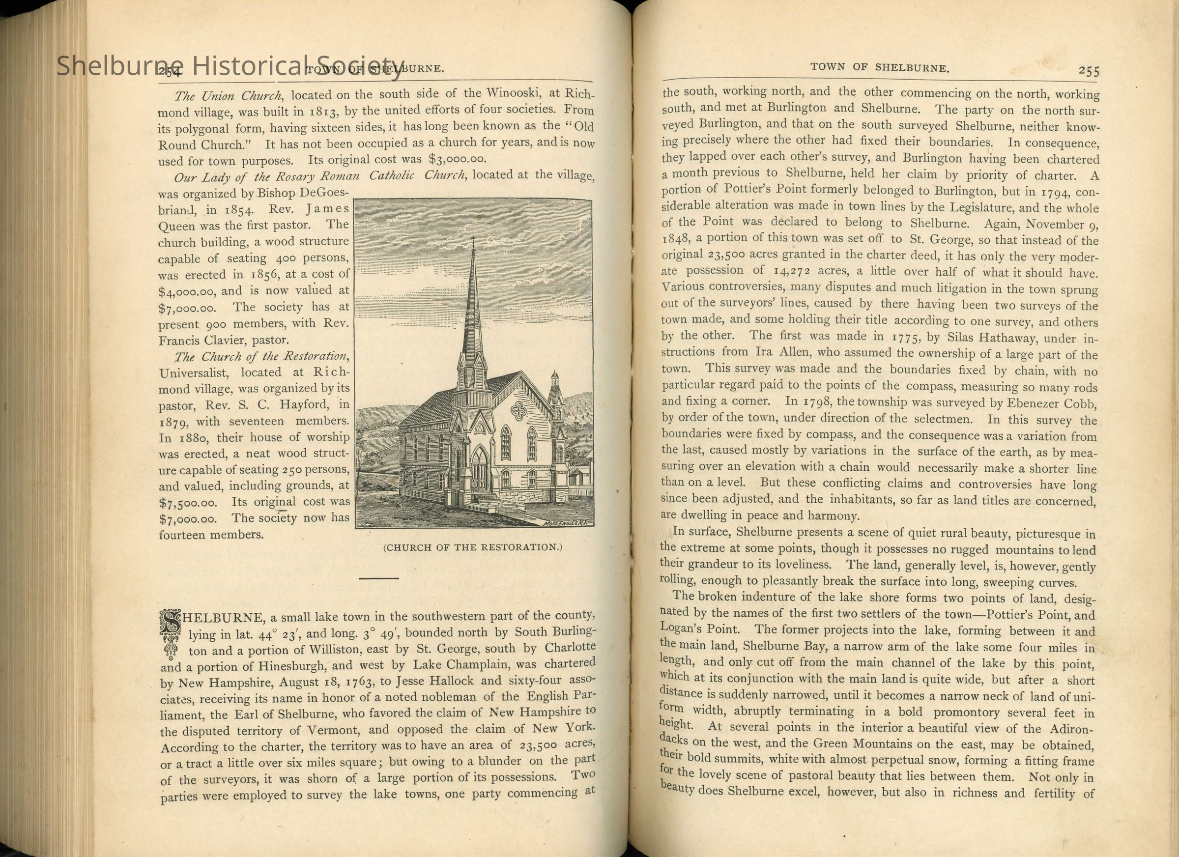 Child's Chittenden County Directory 1882 - 83 (Pages 254 - (7)256)
