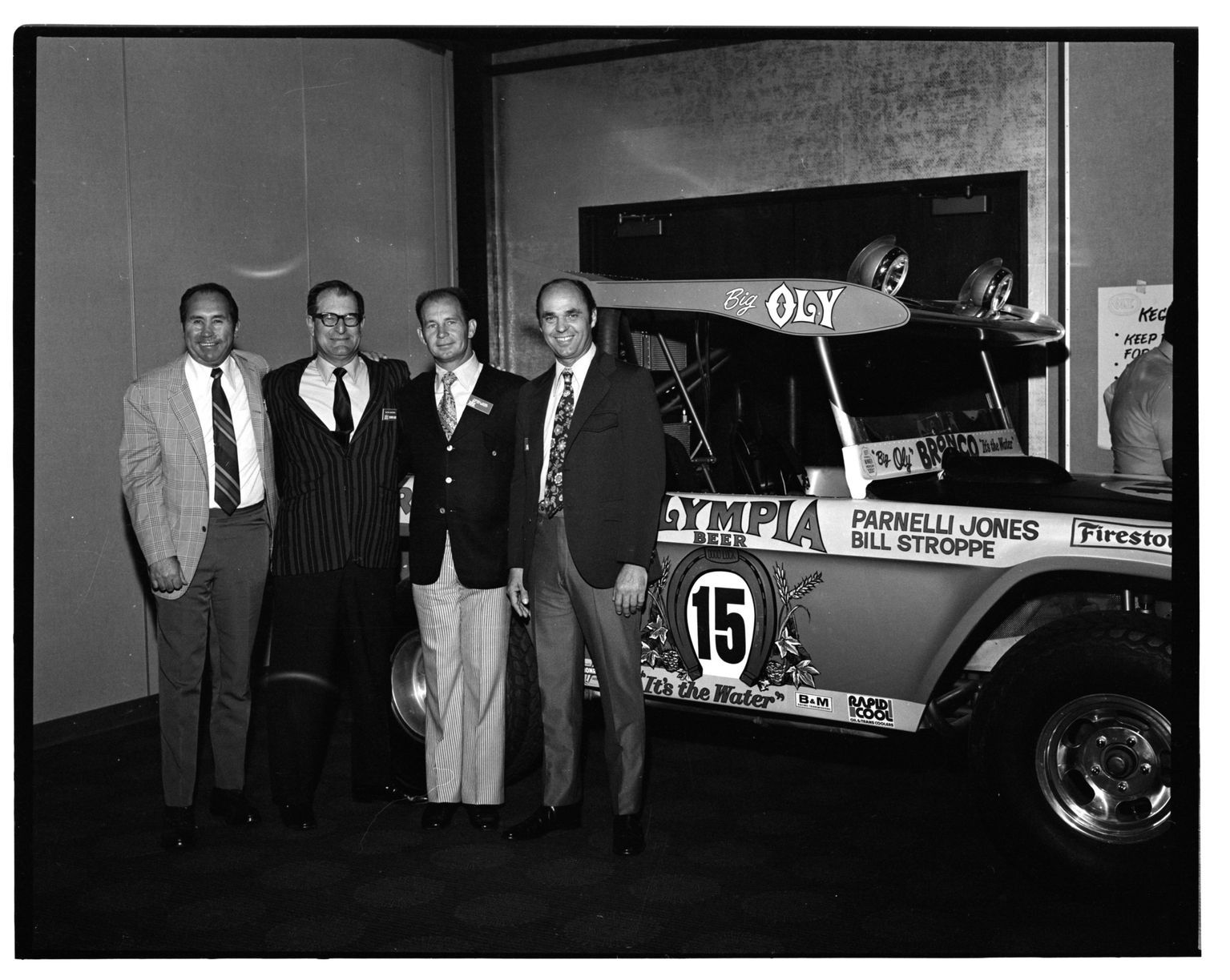 Big Oly Racecar and Parnelli Jones