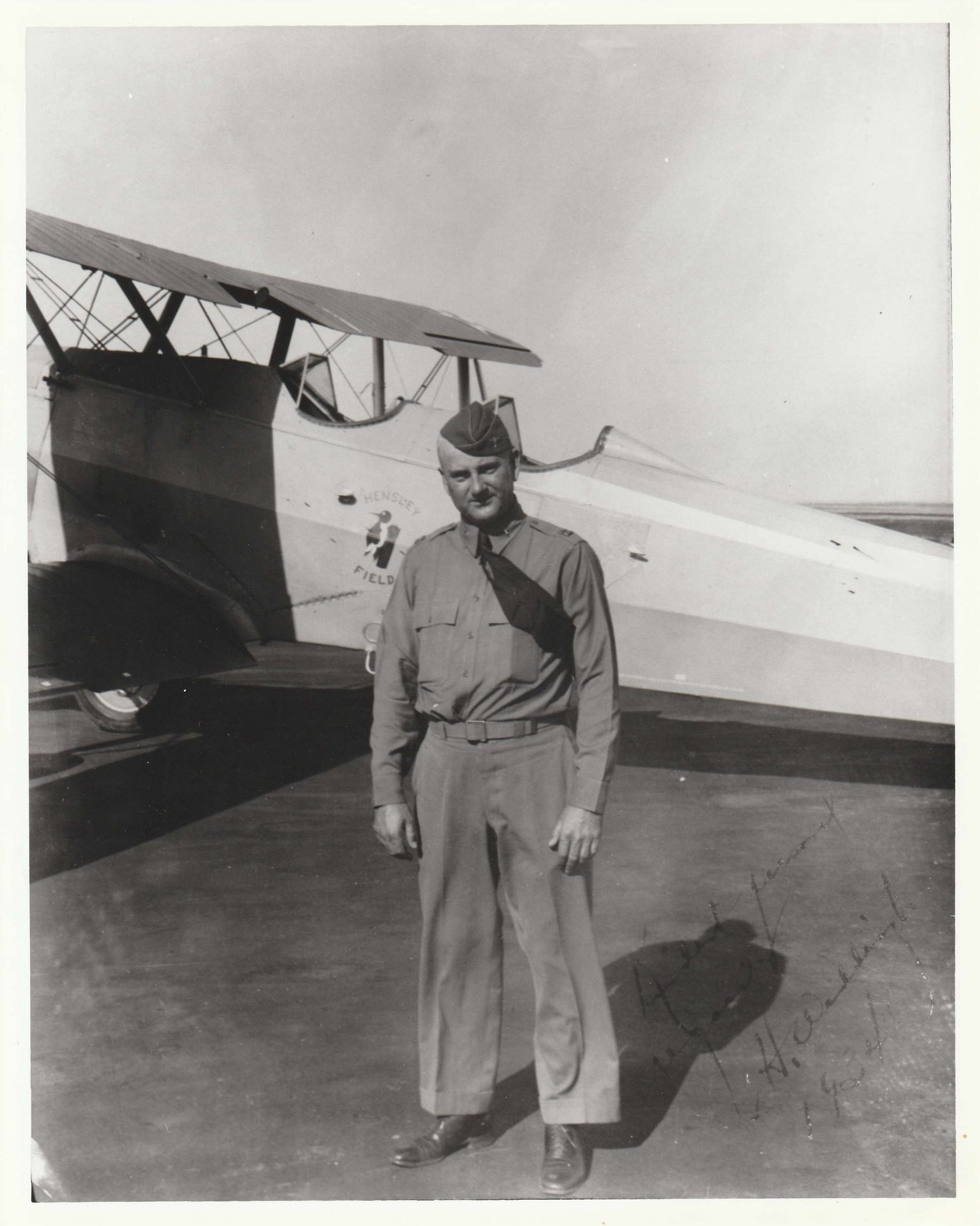 O2-A-5 Aircraft with pilot Harry Weddington 1934