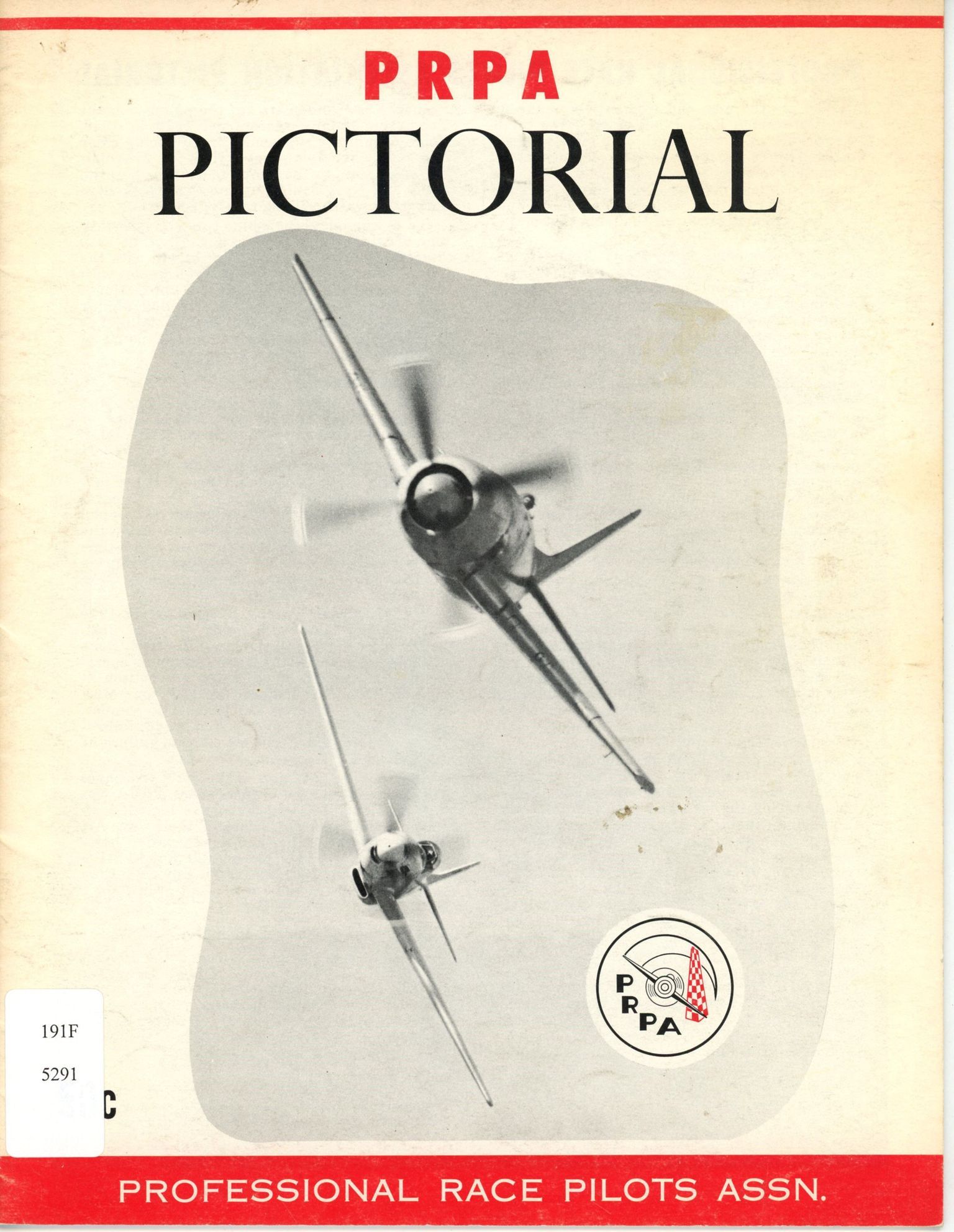 PRPA Professional Race Pilots Association Pictorial Publications