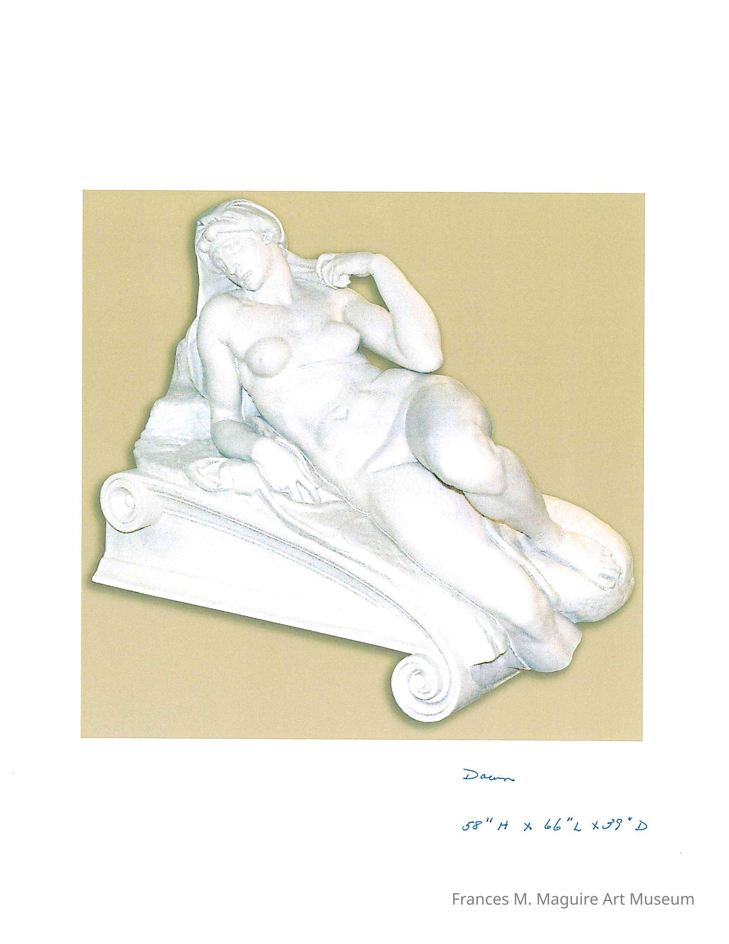 Dawn: Gift of the Metropolitan Museum of Art, 2009