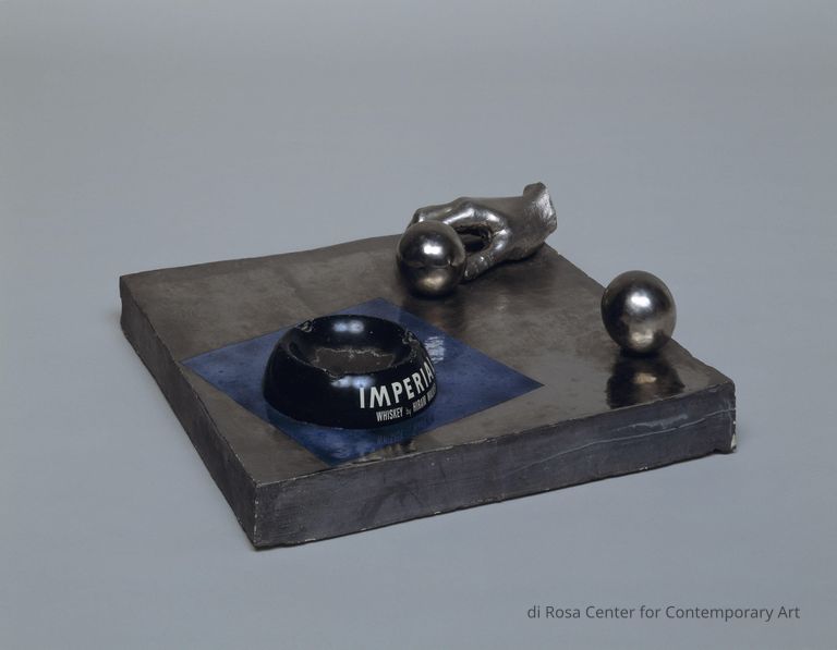 Photo Negative with Metal Ashtray