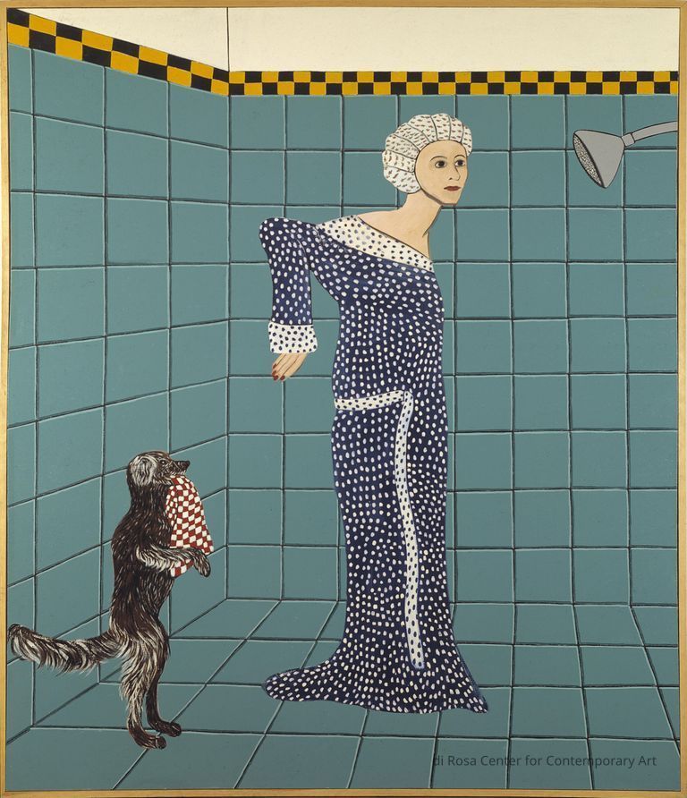 Woman Preparing for a Shower