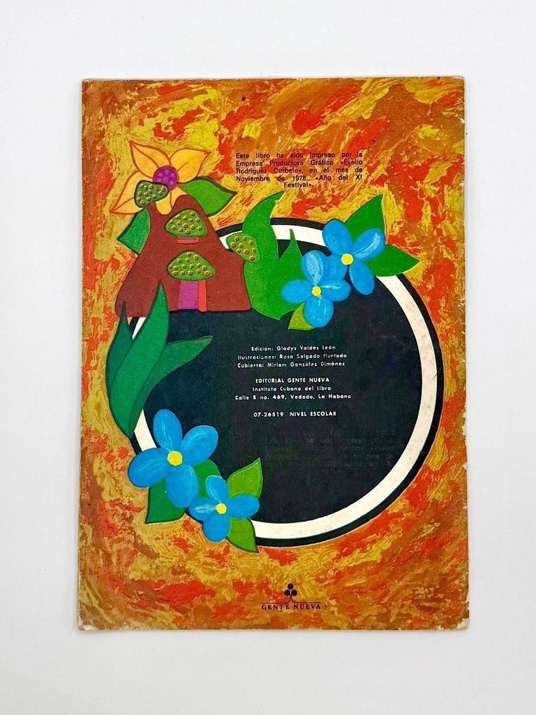 Children's poetry booklet — "Una aventura terminada en fiesta", by Omar Rodríguez (Editorial Gente Nueva, 1978) - Image 2