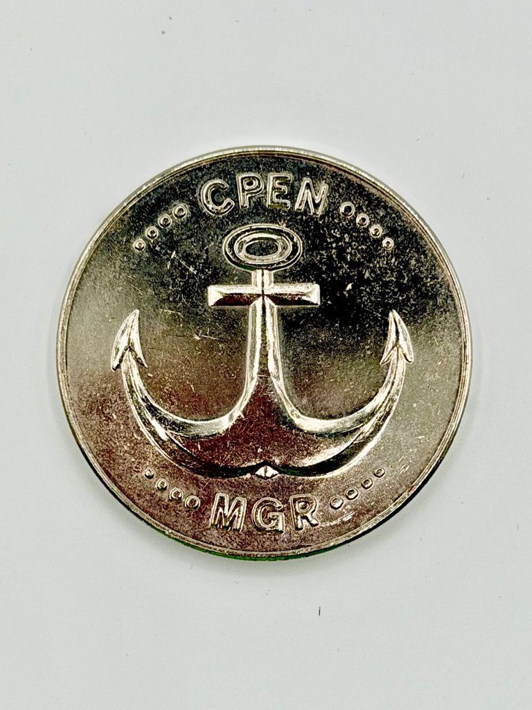 Commemorative medal, "Yate Granma" / anchor — Marina de Guerra Revolucionaria (CPEN/MGR), Cuba - Image 2