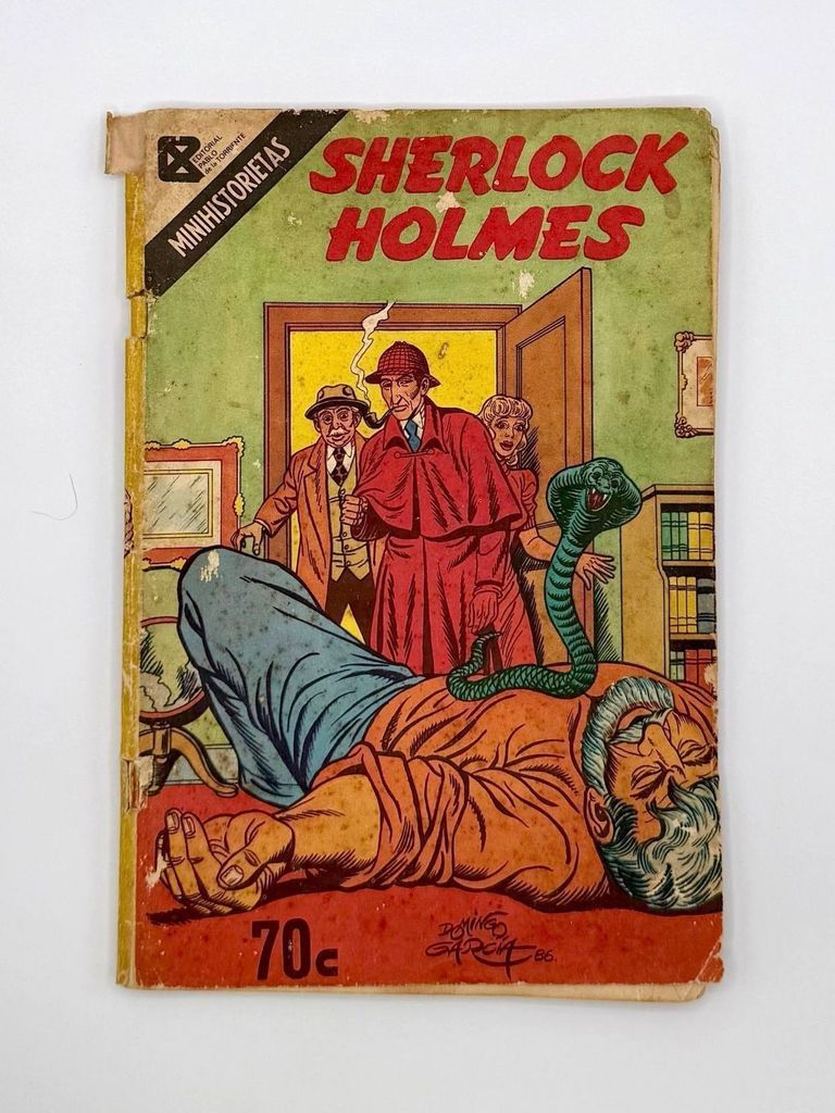 "Sherlock Holmes" — Colección Minihistorietas (Cuban comic)