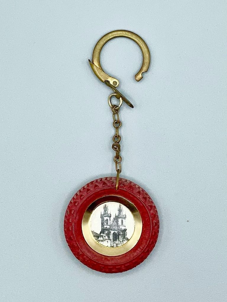 Souvenir keychain, Prague