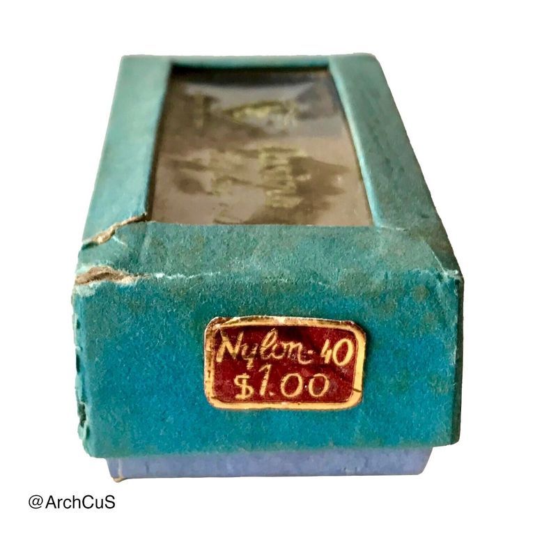 Box of "Casino" Nylon 40 socks (medias/calcetines), price $1.00