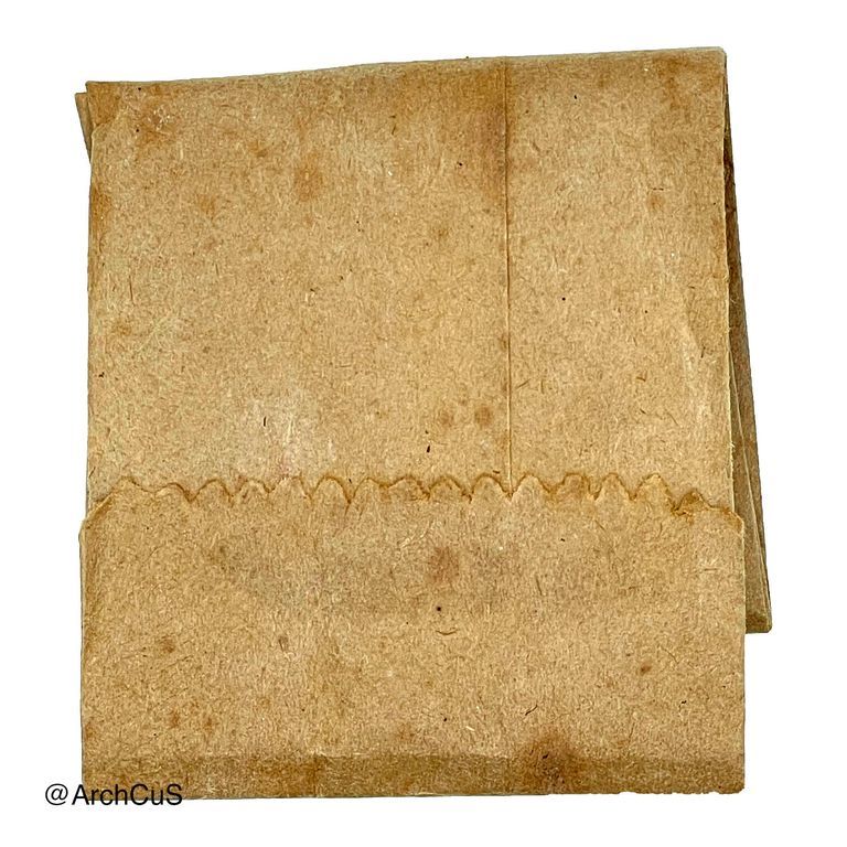 Paper packet of facial powder (polvo facial), unbranded