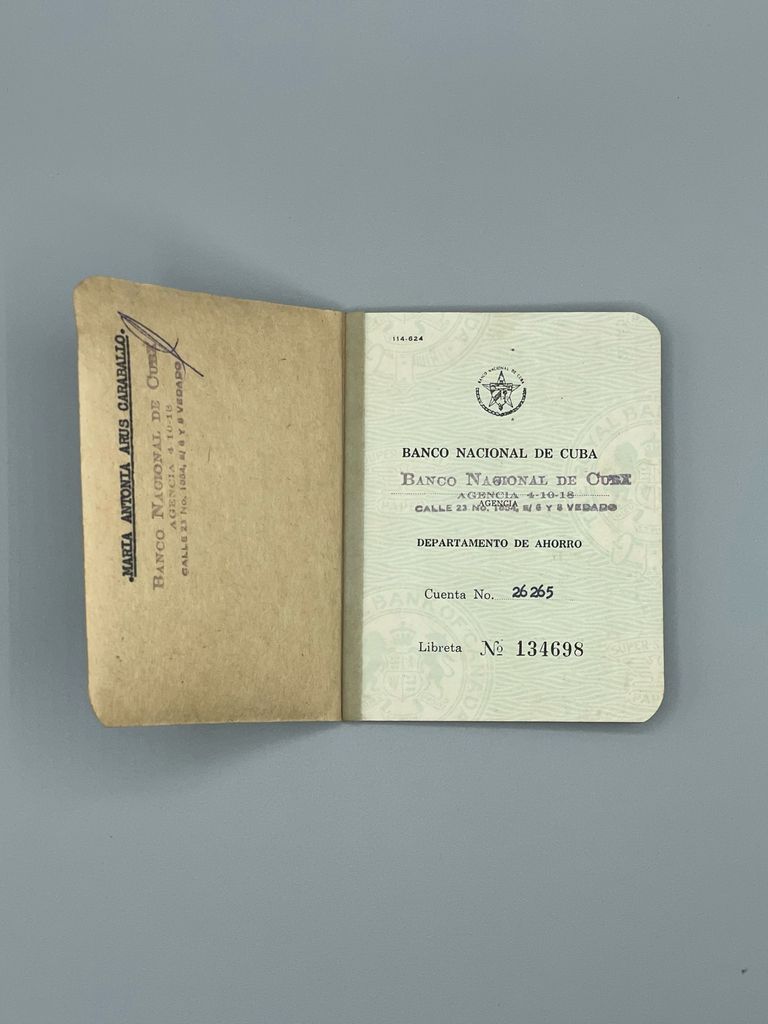 Banco Nacional de Cuba Savings Passbook (Libreta de Cuenta de Ahorro) - Image 3