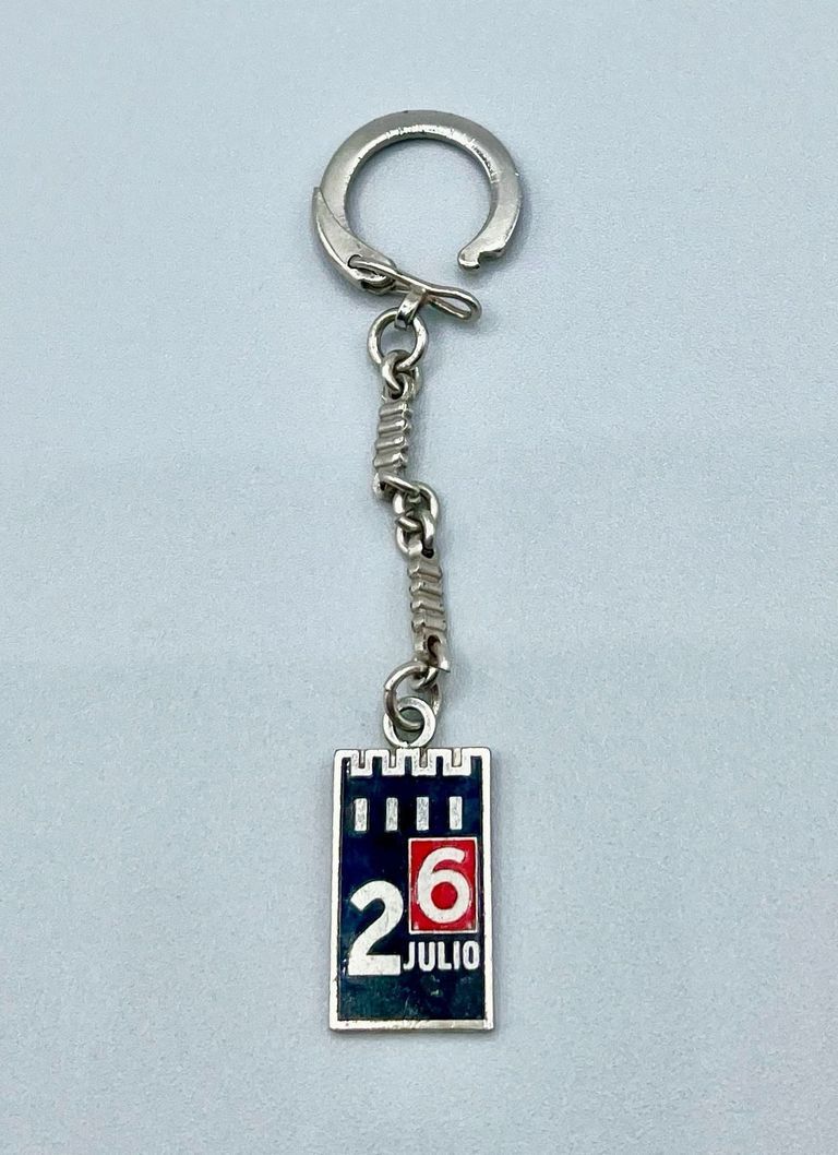 Commemorative keychain, "26 de Julio" (Moncada / 26th of July)